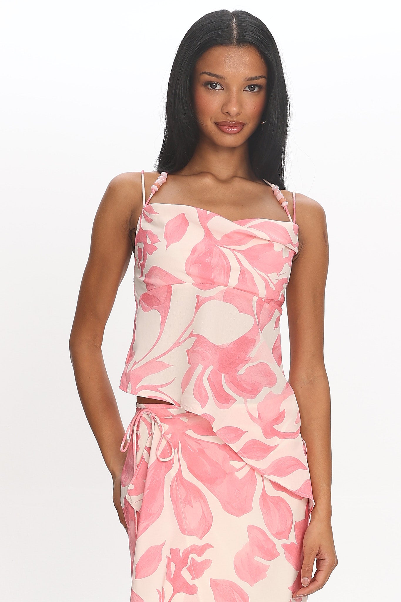 Azumi Beaded Top Pink