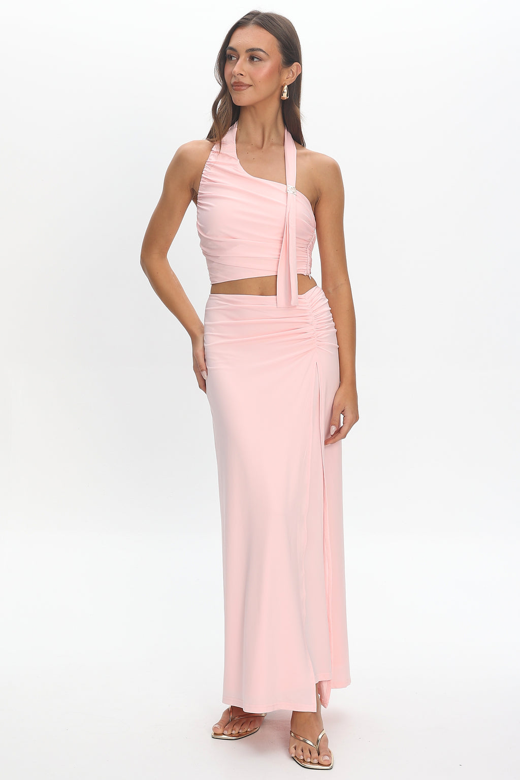Soifon Maxi Skirt Pink
