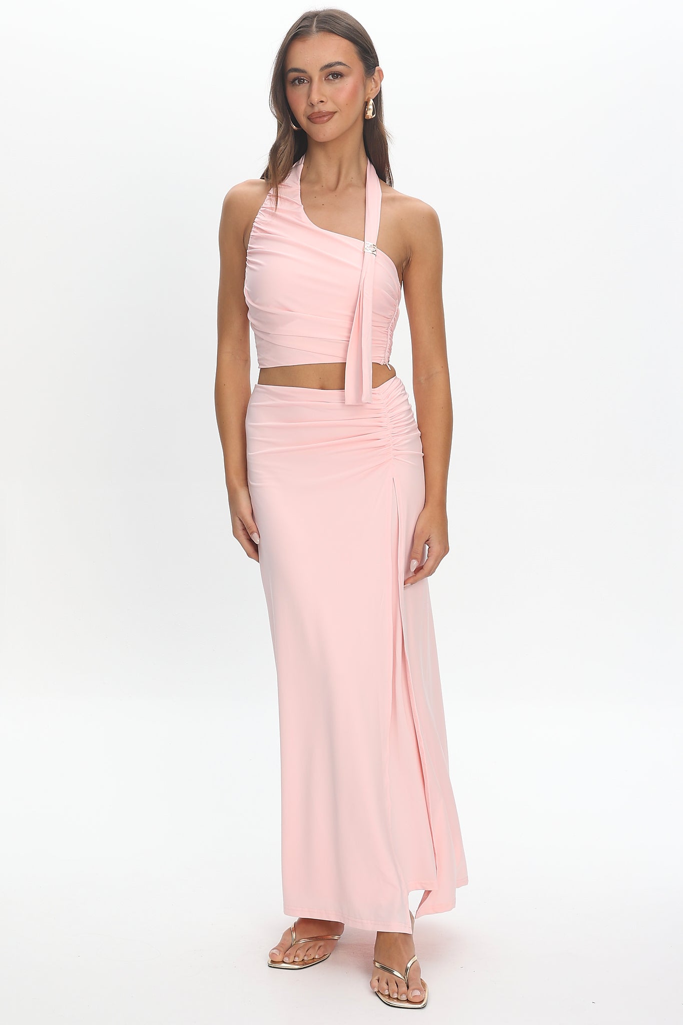 Soifon Maxi Skirt Pink
