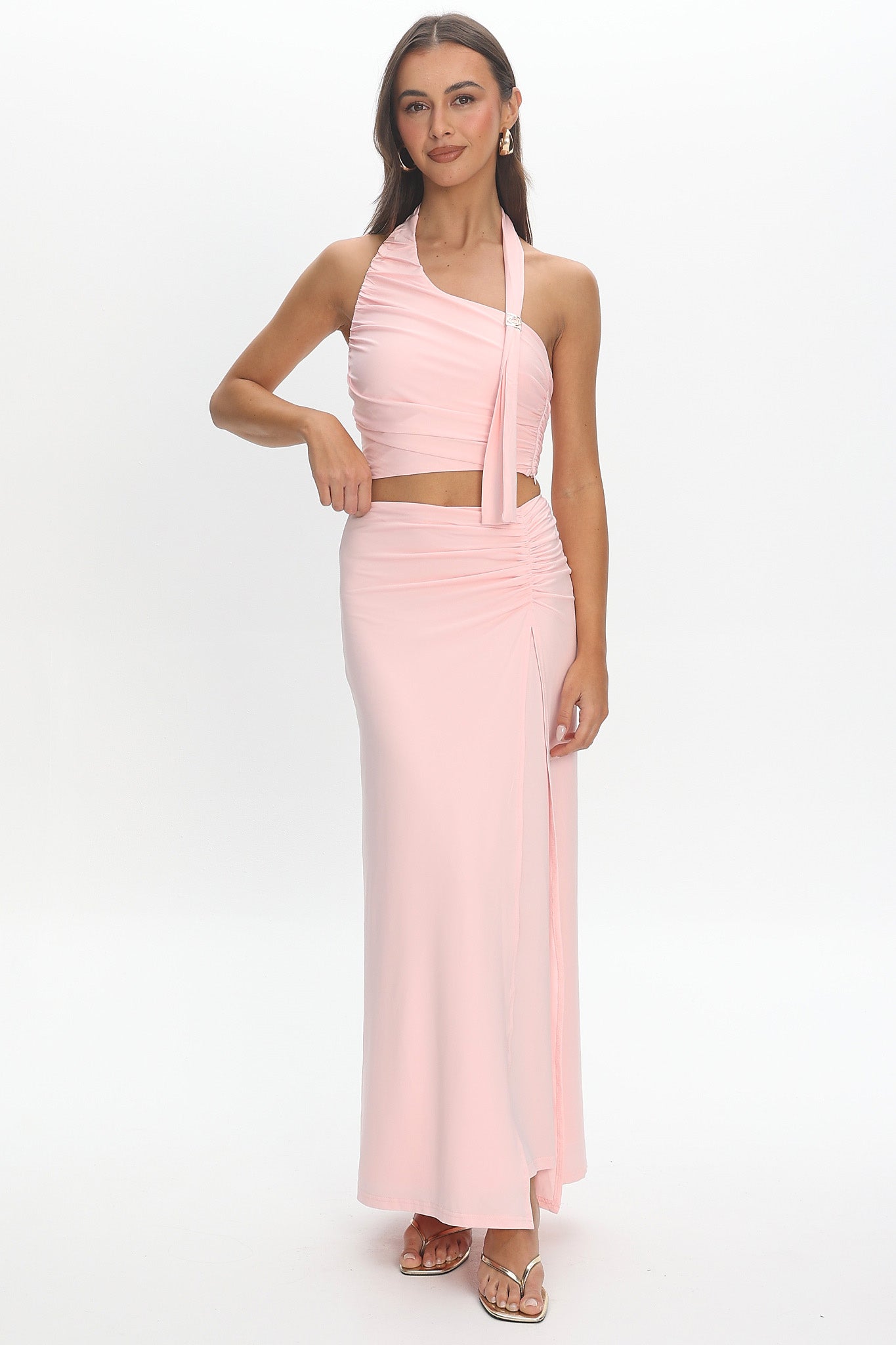Soifon Maxi Skirt Pink