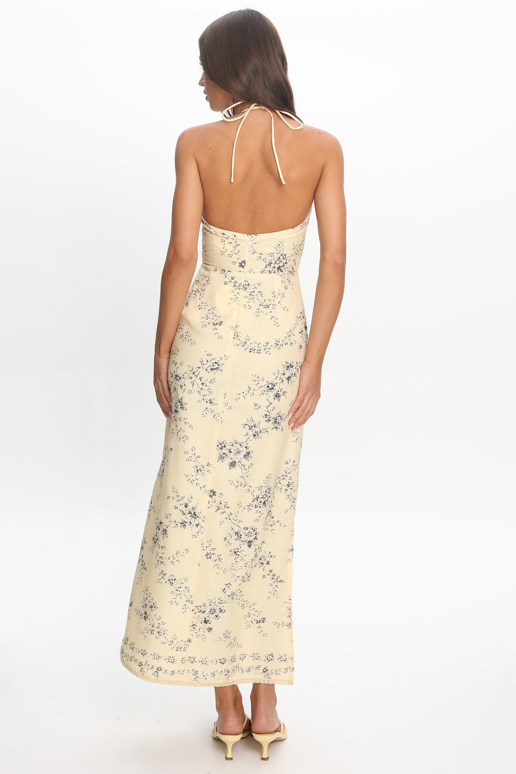 Demona Halter Maxi Dress Butter