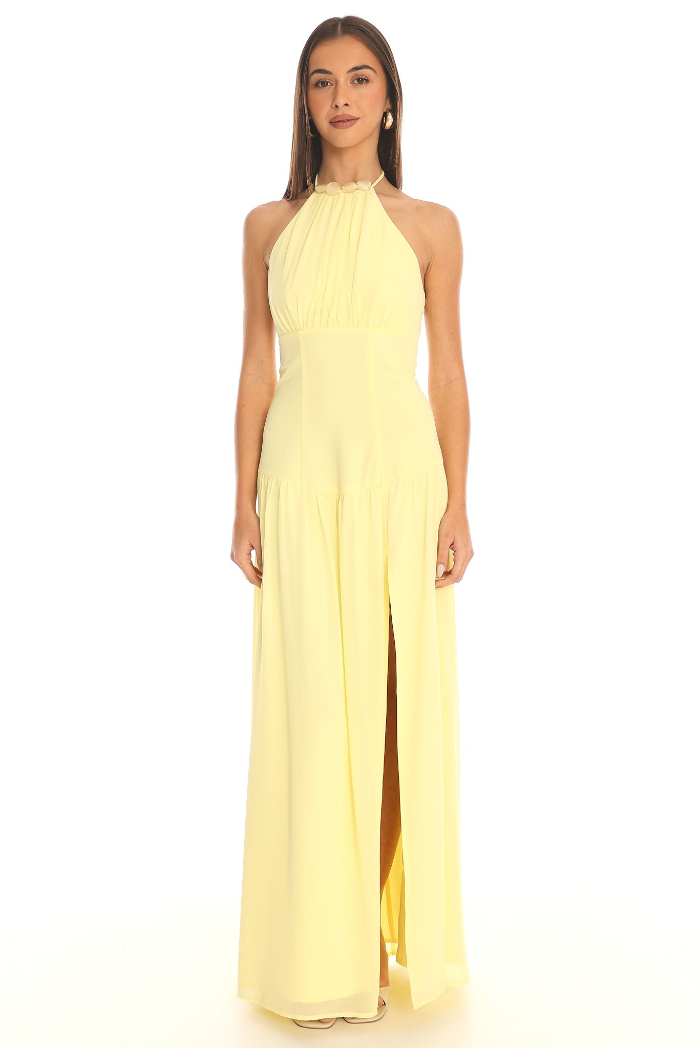 Mercer Halter Maxi Dress Butter