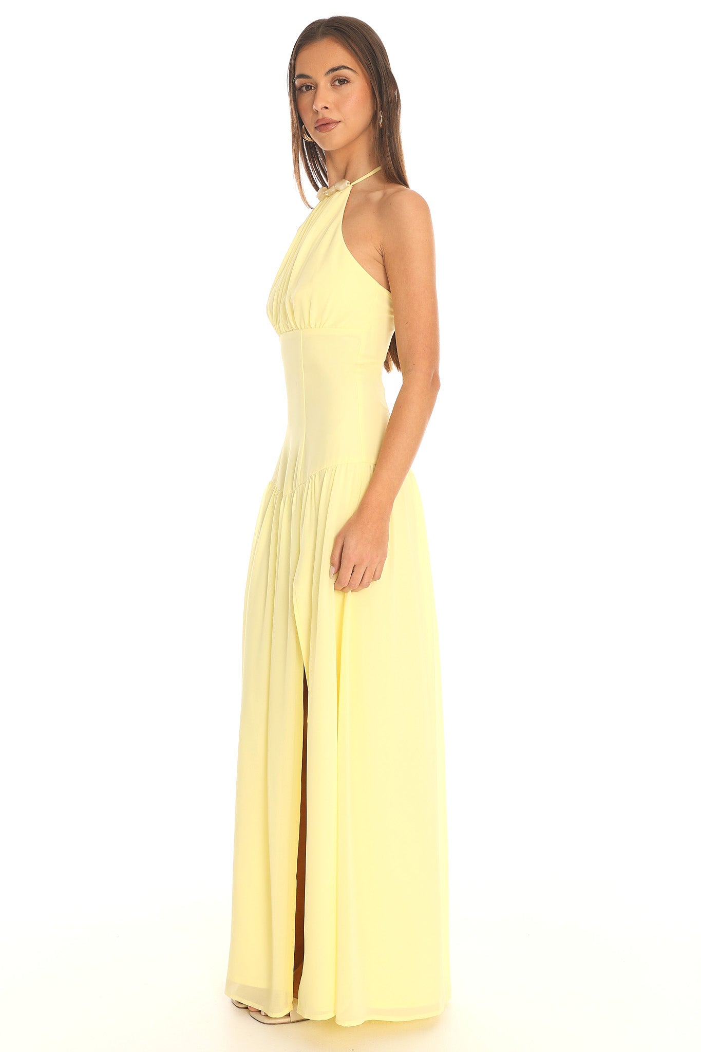 Mercer Halter Maxi Dress Butter