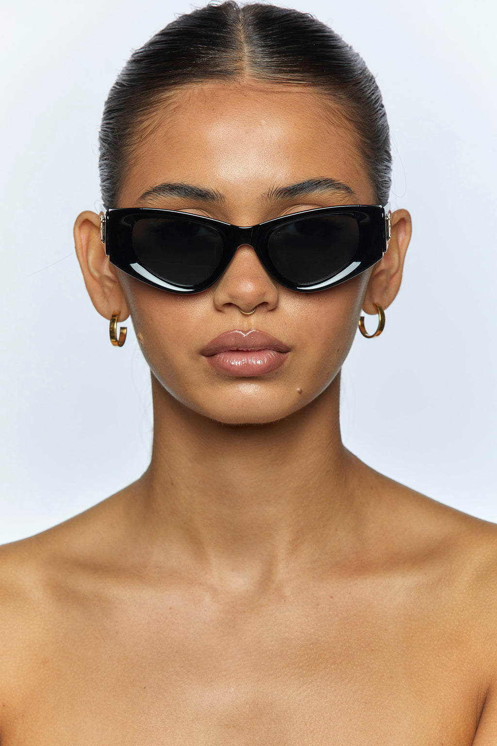 PETA + JAIN Jada Sunglasses Black by Selfie Leslie Australia