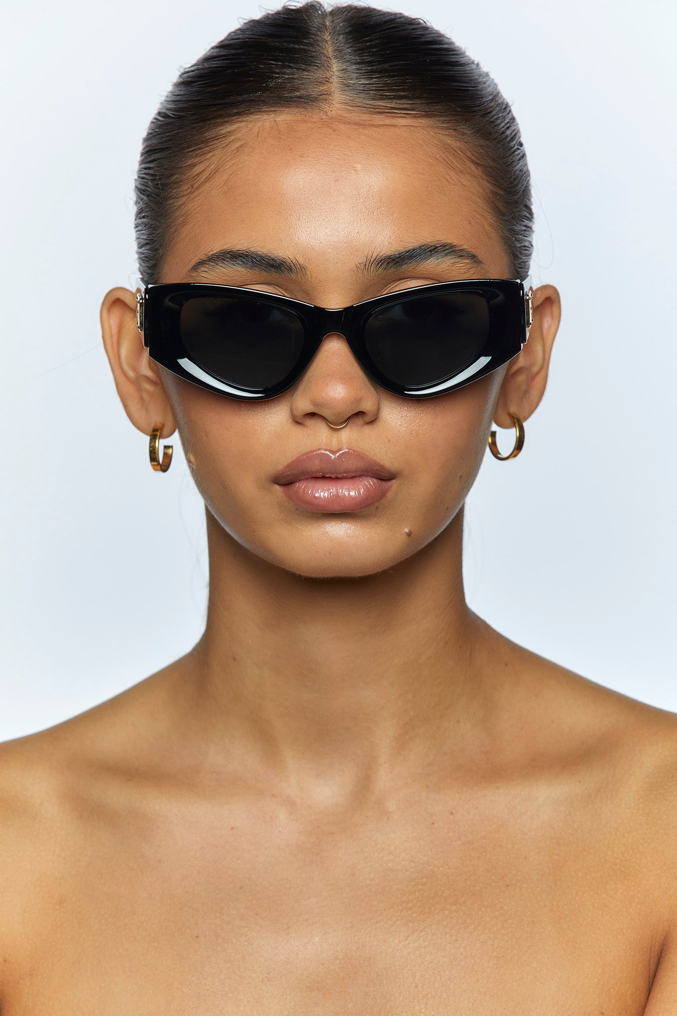 PETA + JAIN Jada Sunglasses Black by Selfie Leslie Australia