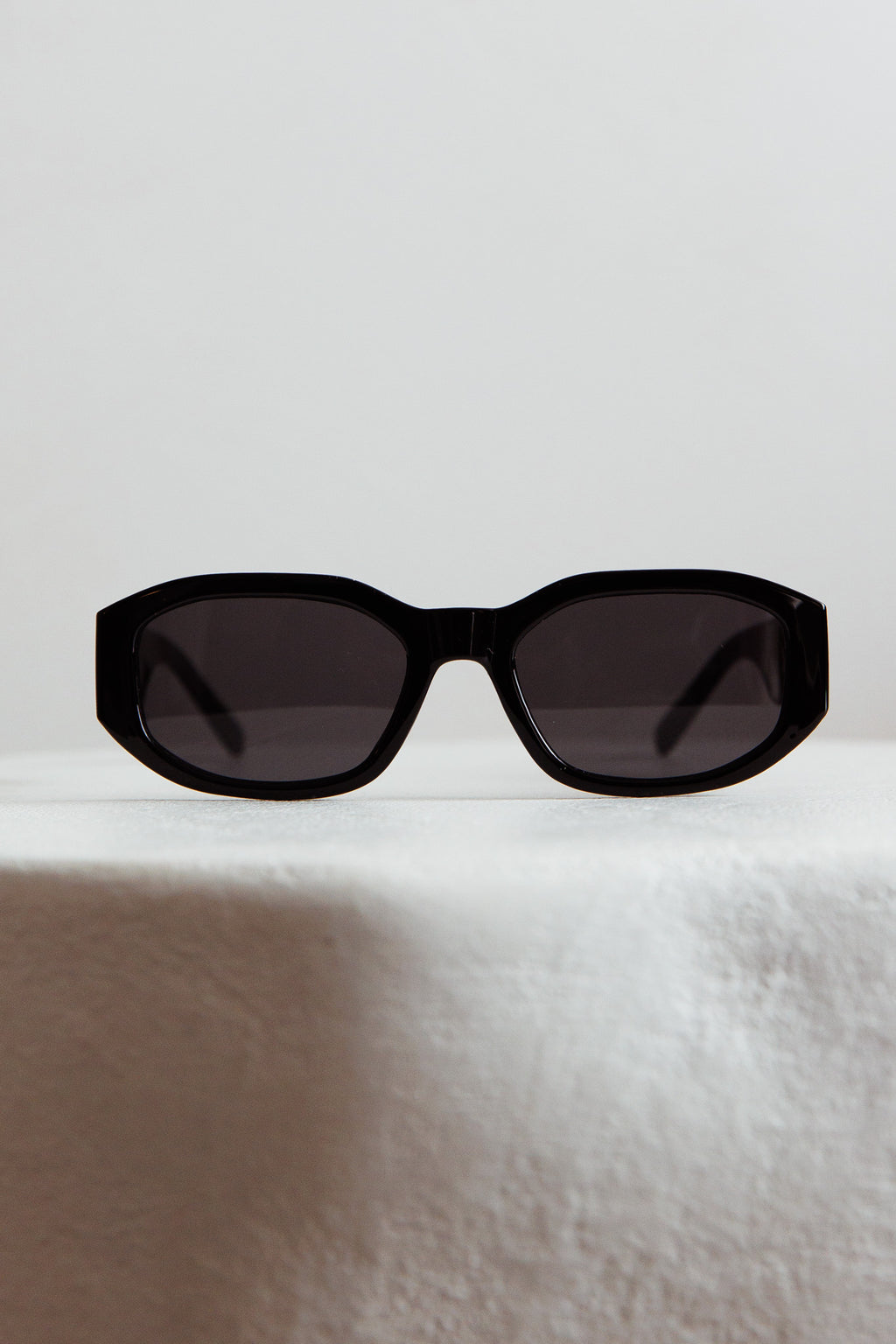Heartfelt Square Sunglasses Black by Selfie Leslie Australia