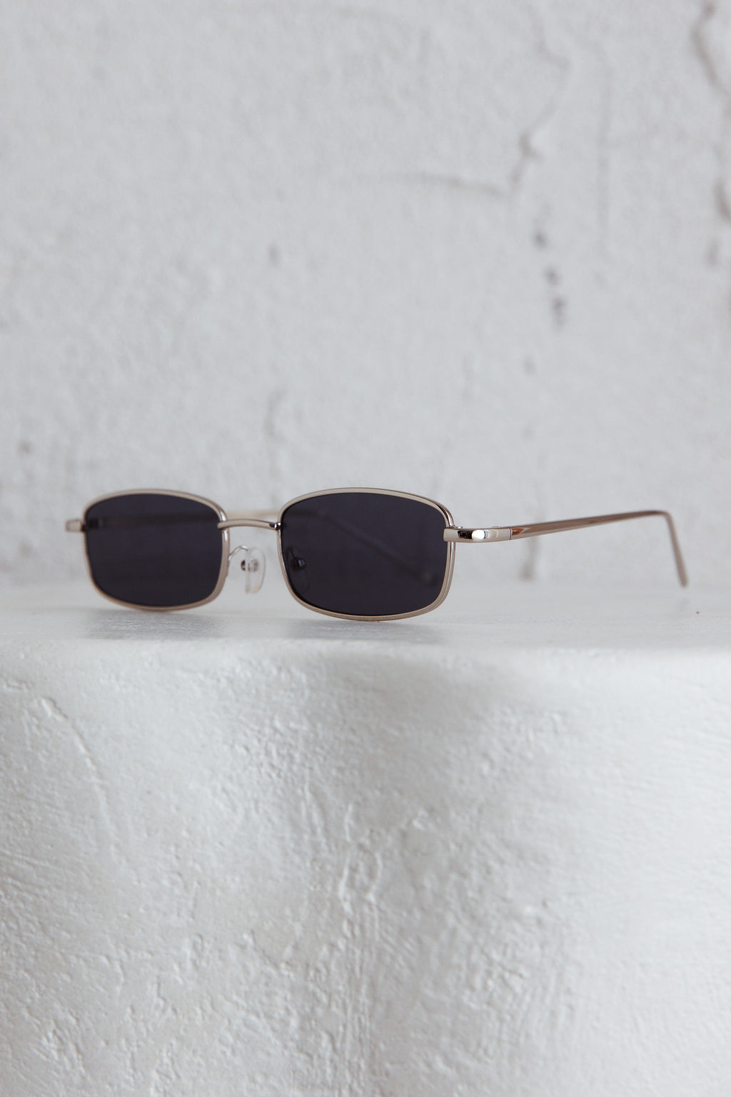 Mae Rectangle Sunglasses Black by Selfie Leslie Australia