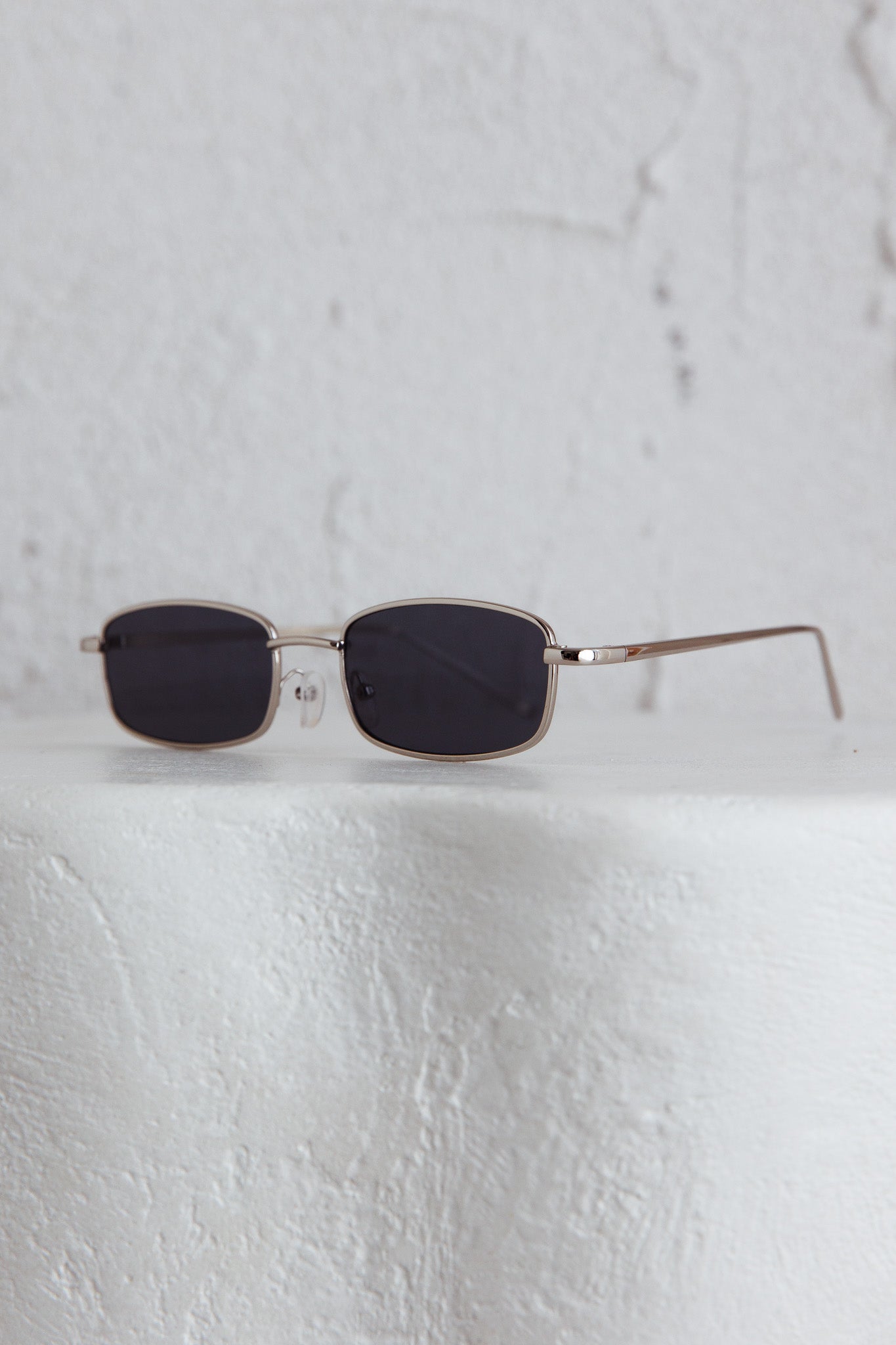 Mae Rectangle Sunglasses Black by Selfie Leslie Australia