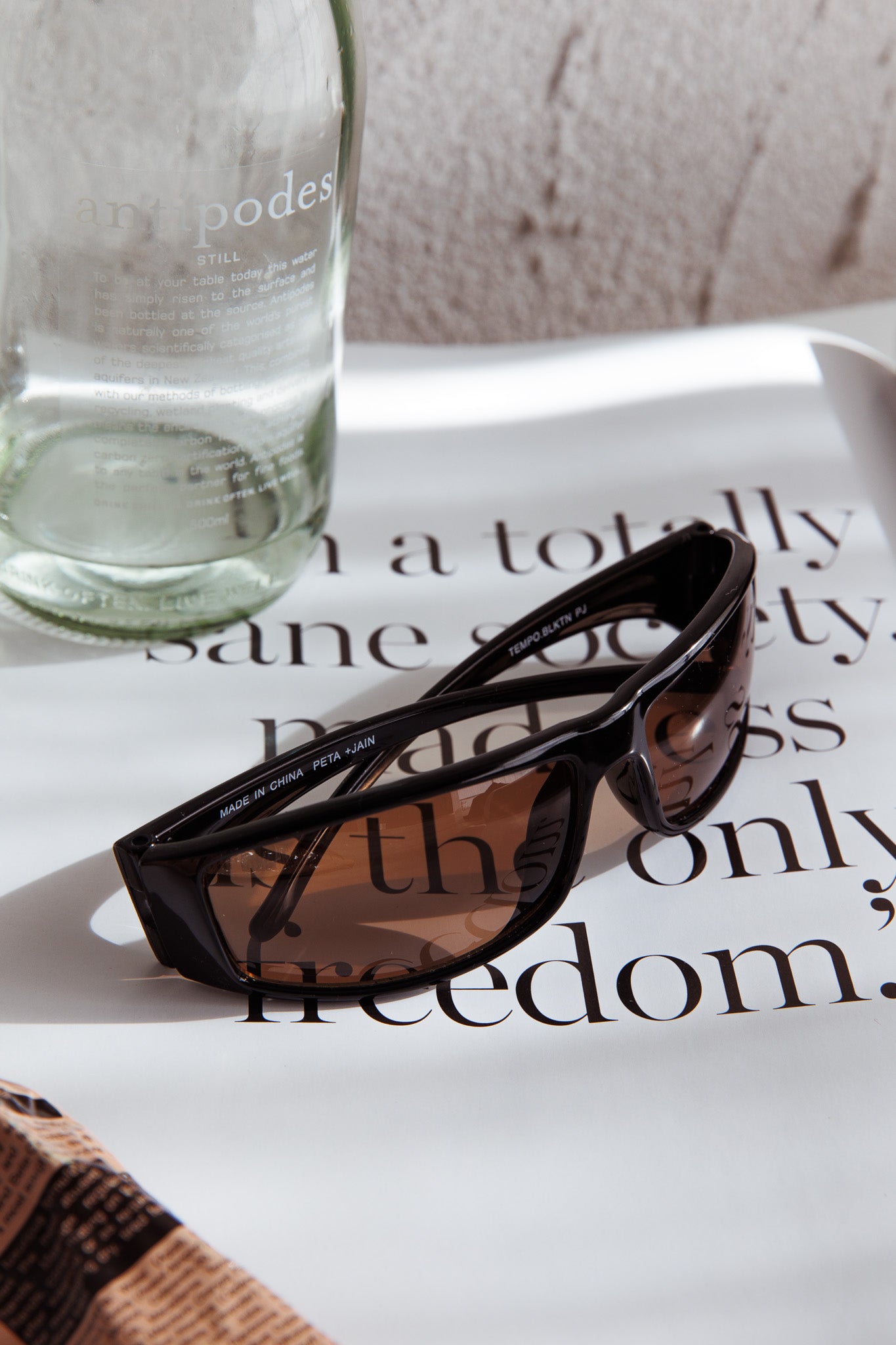 Peta And Jain Tempo Sunglasses Black by Selfie Leslie Australia