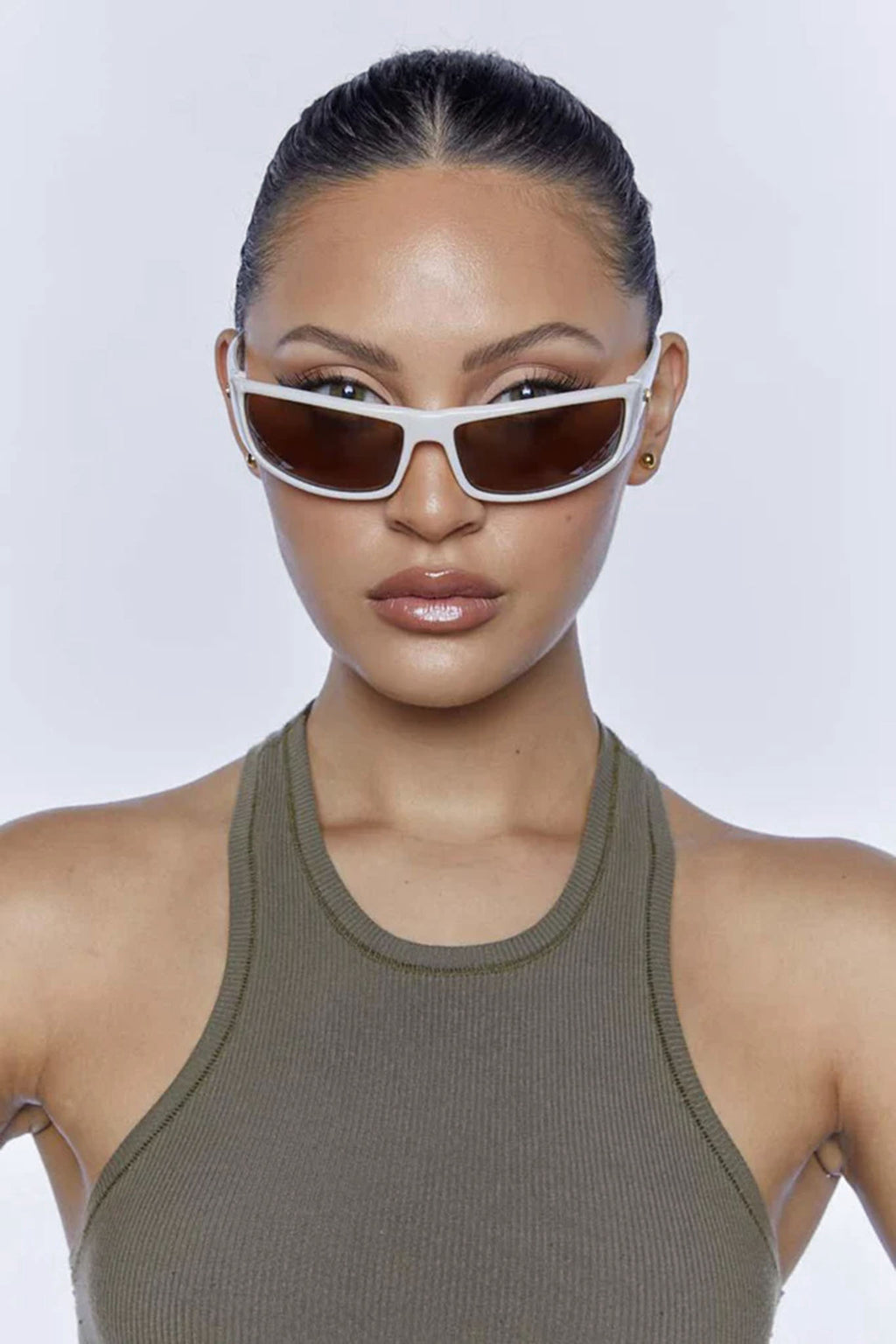 Peta And Jain Tempo Sunglasses Ivory by Selfie Leslie Australia