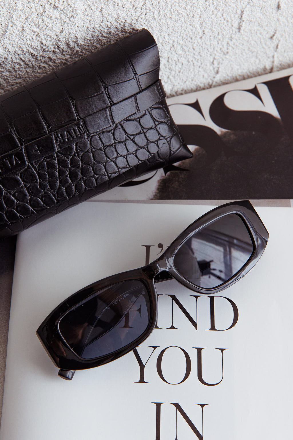 Peta And Jain Inez Sunglasses Black by Selfie Leslie Australia