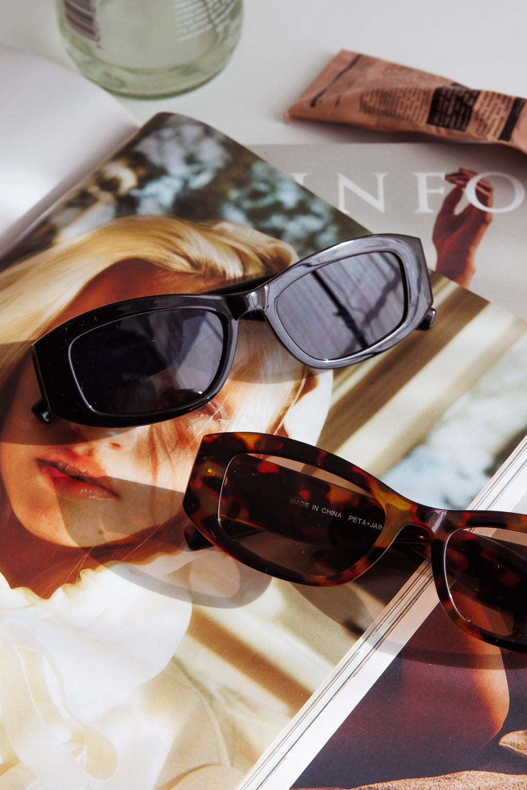 Peta And Jain Inez Sunglasses Black by Selfie Leslie Australia