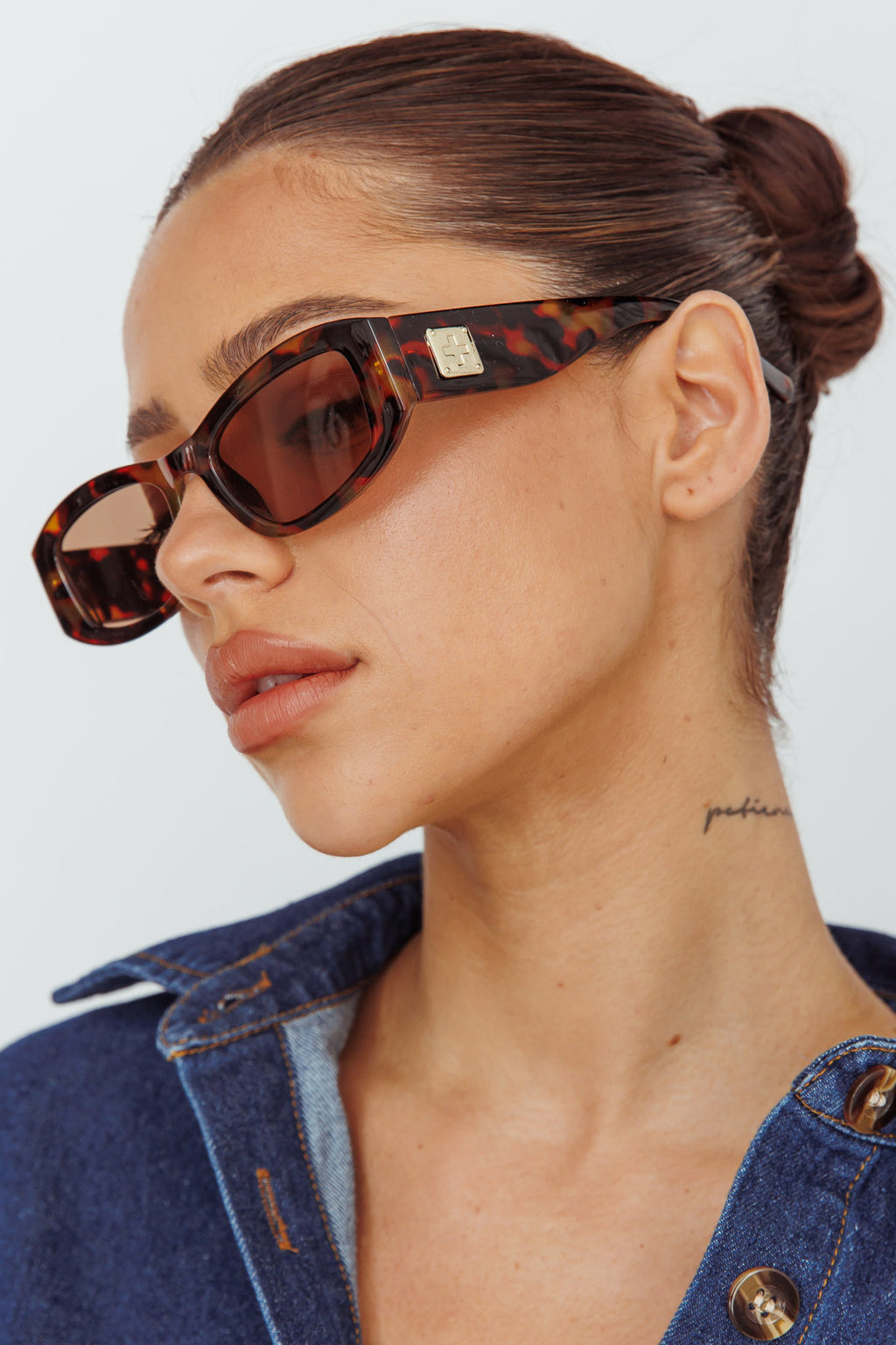 Peta And Jain Inez Sunglasses Tortoiseshell by Selfie Leslie Australia
