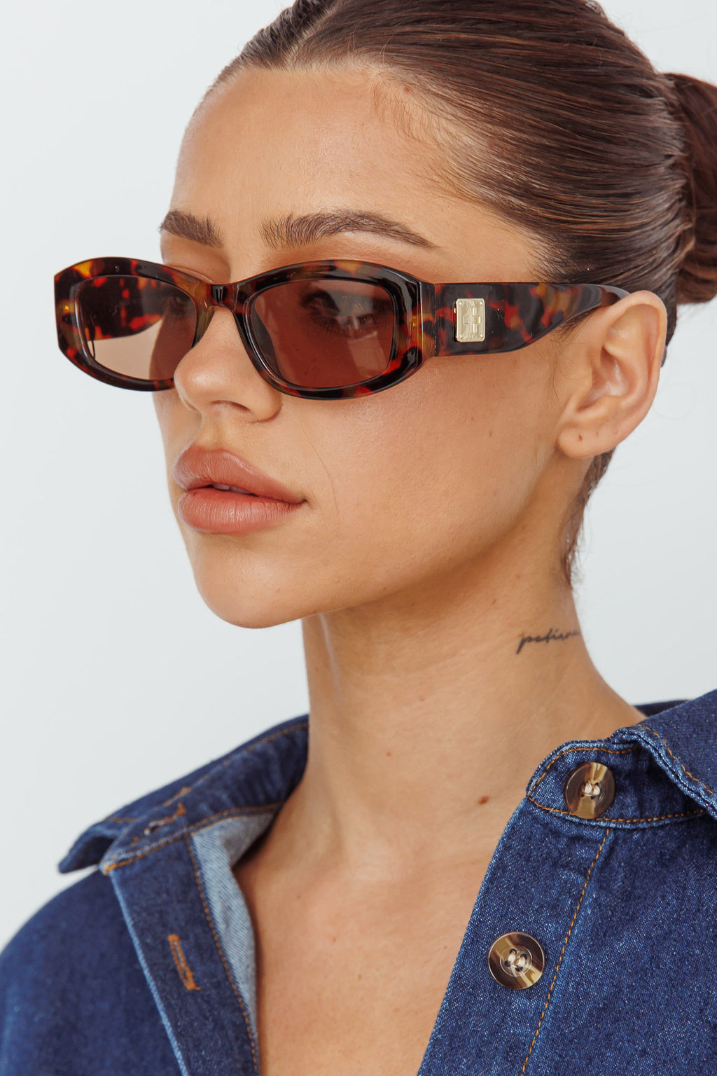 Peta And Jain Inez Sunglasses Tortoiseshell by Selfie Leslie Australia