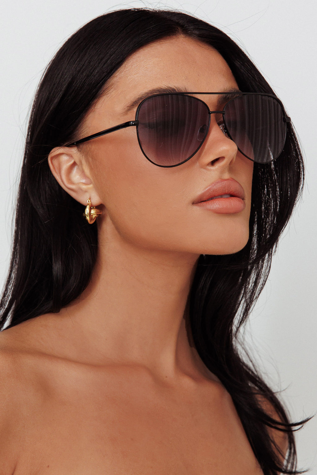 Peta And Jain Franki Sunglasses Black by Selfie Leslie Australia
