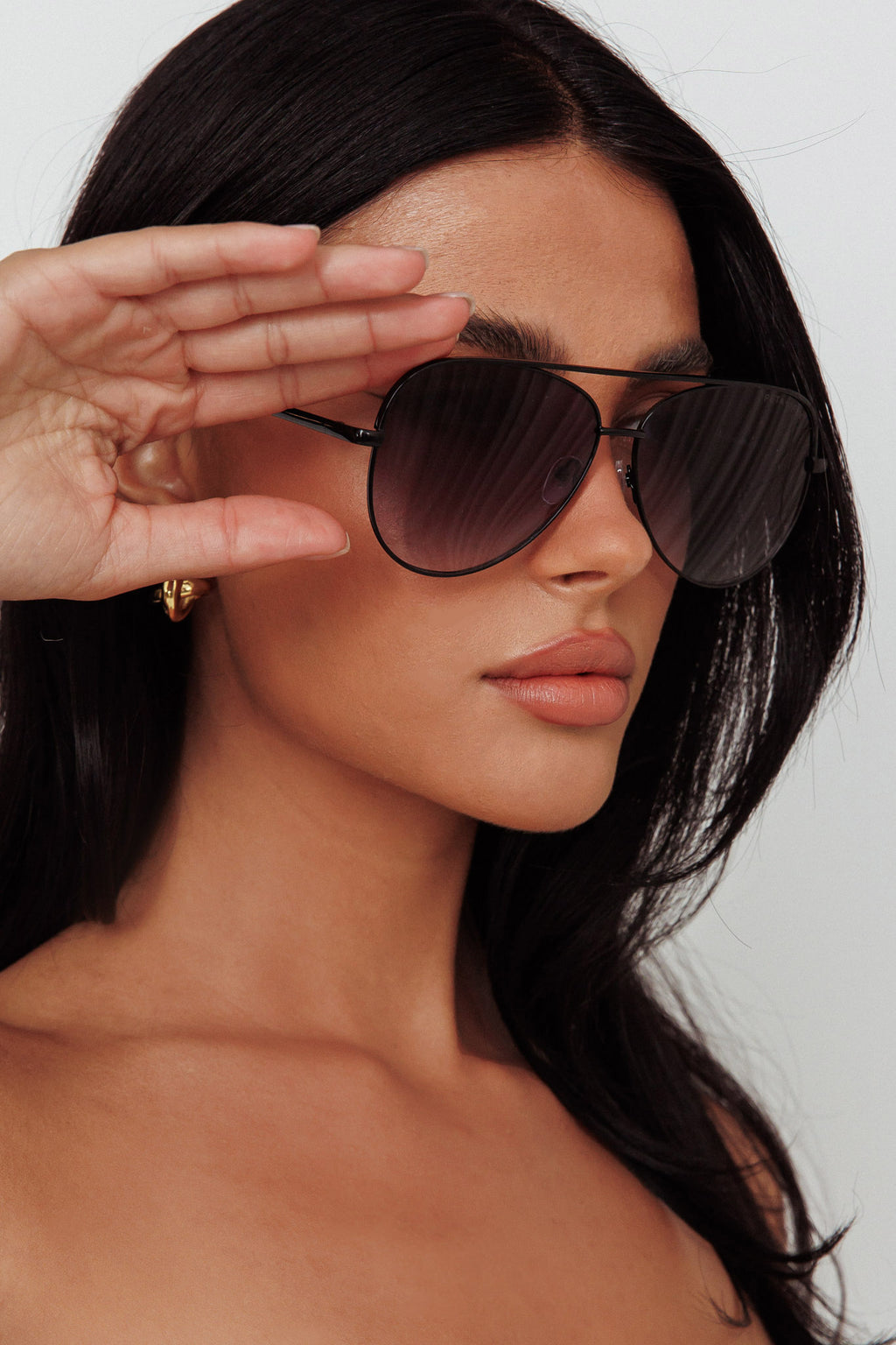 Peta And Jain Franki Sunglasses Black by Selfie Leslie Australia