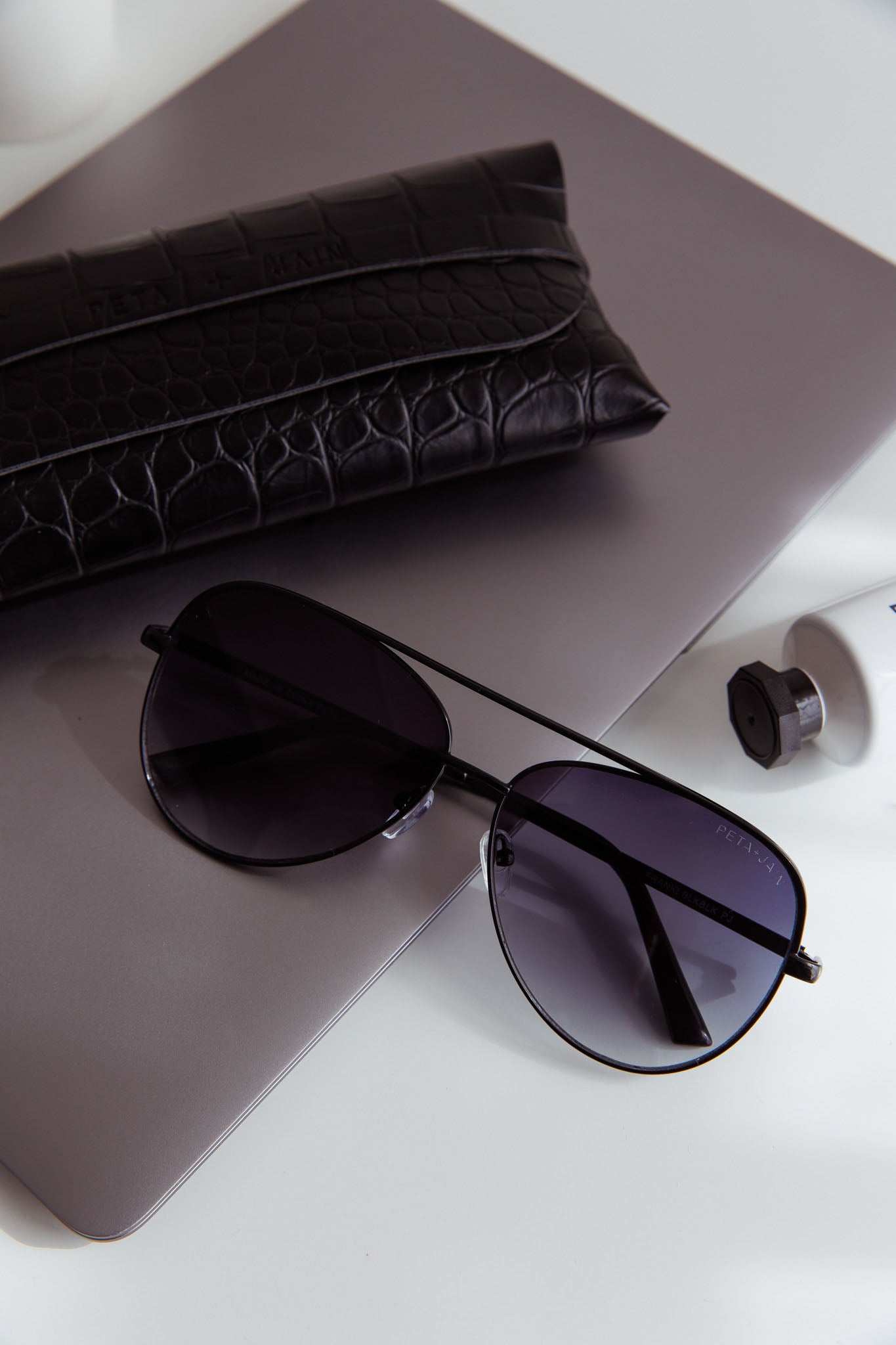 Peta And Jain Franki Sunglasses Black by Selfie Leslie Australia