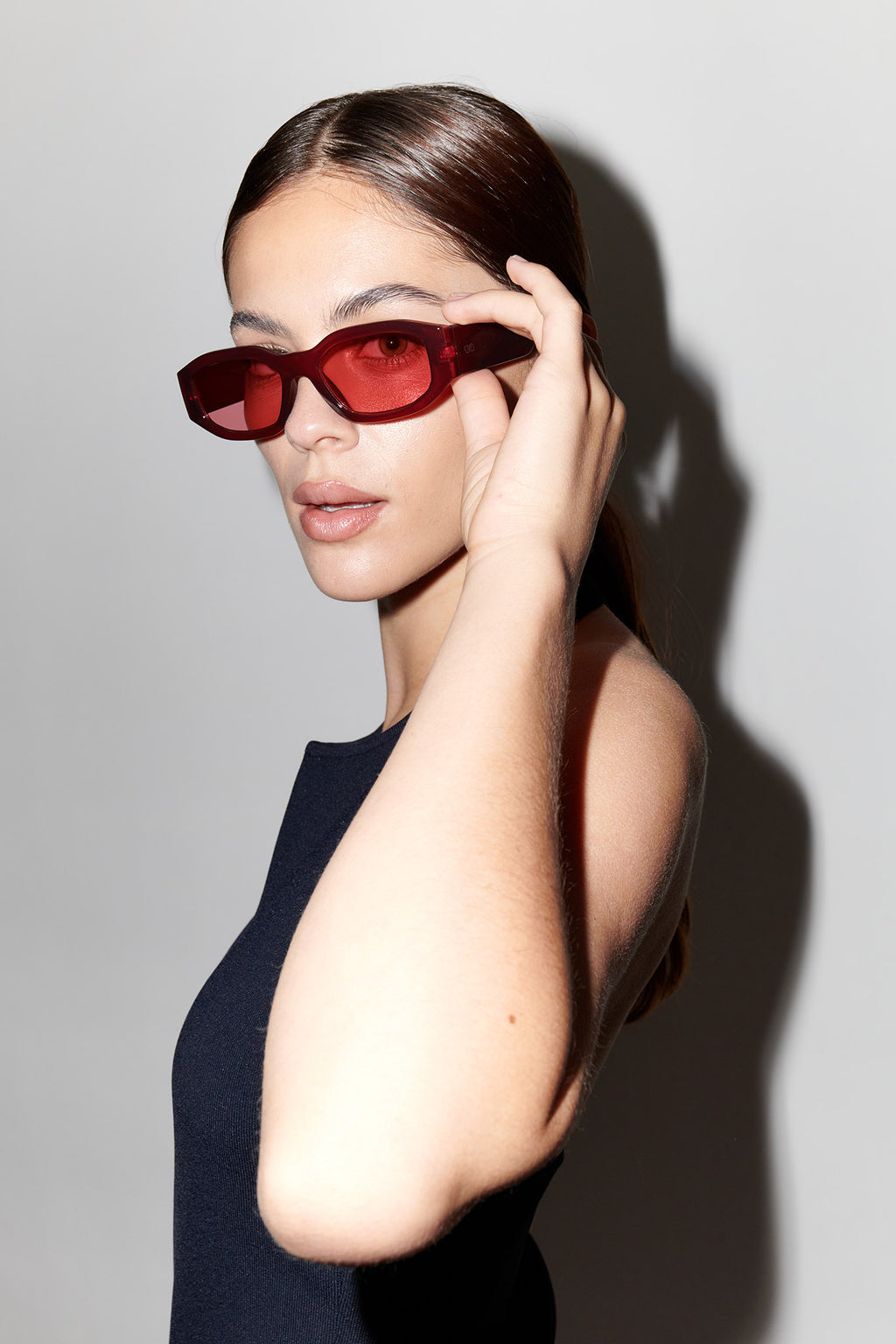 SZADE Sunglasses East Side ; Wild Cherry/Blush by Selfie Leslie Australia
