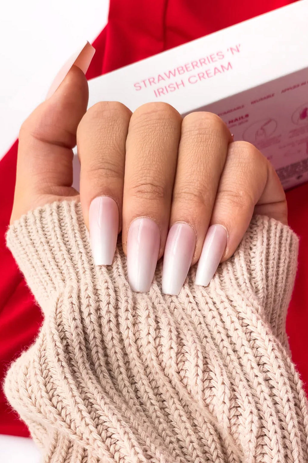 ACRYLIQUE Instacrylics Strawberries 'n' Irish Cream by Selfie Leslie Australia