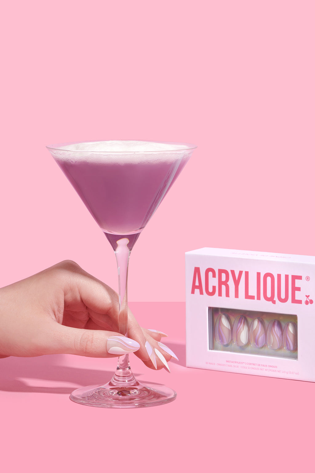 ACRYLIQUE Instacrylics Crème de Violette by Selfie Leslie Australia