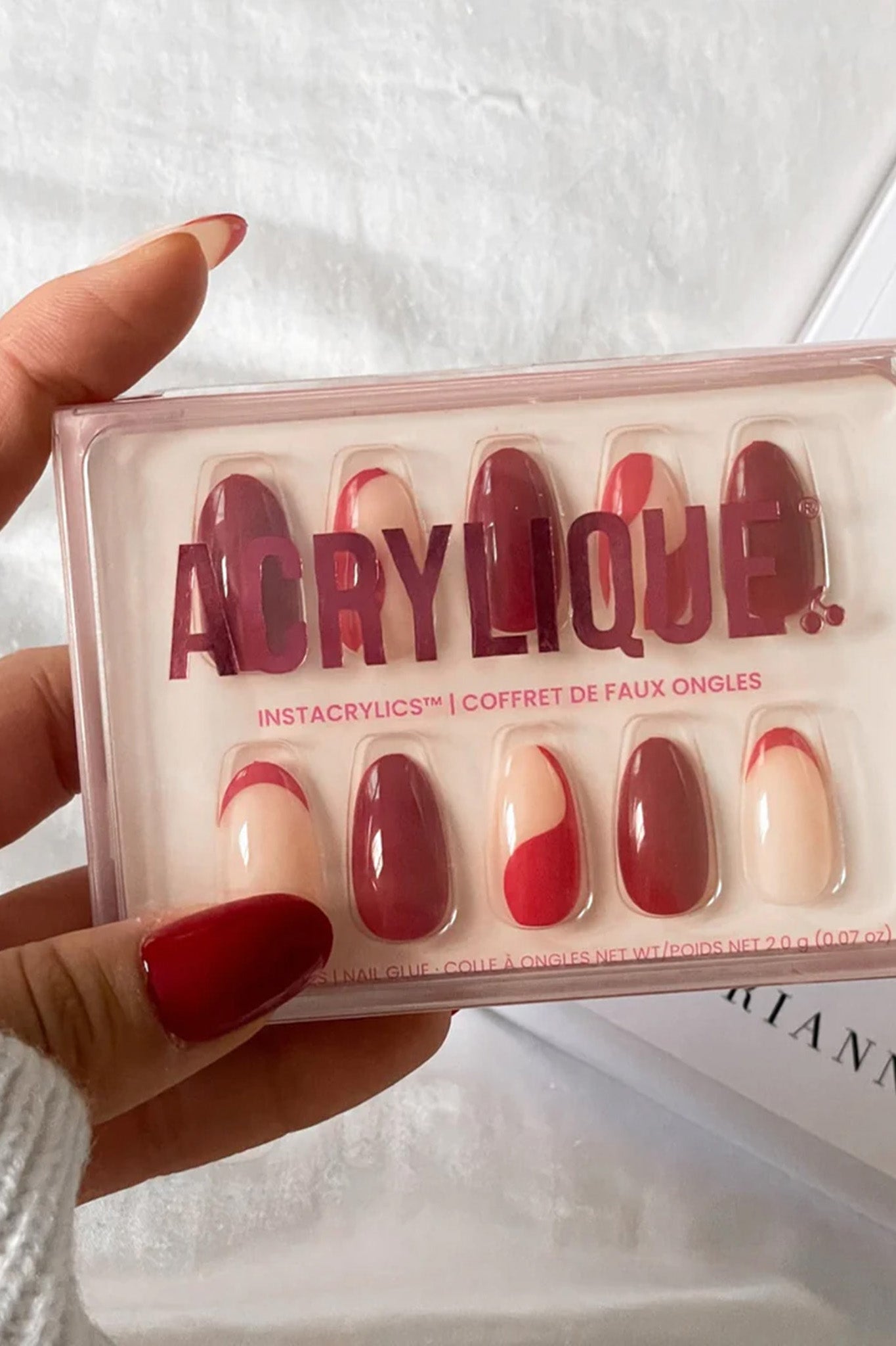 ACRYLIQUE Instacrylics Candy Cane by Selfie Leslie Australia