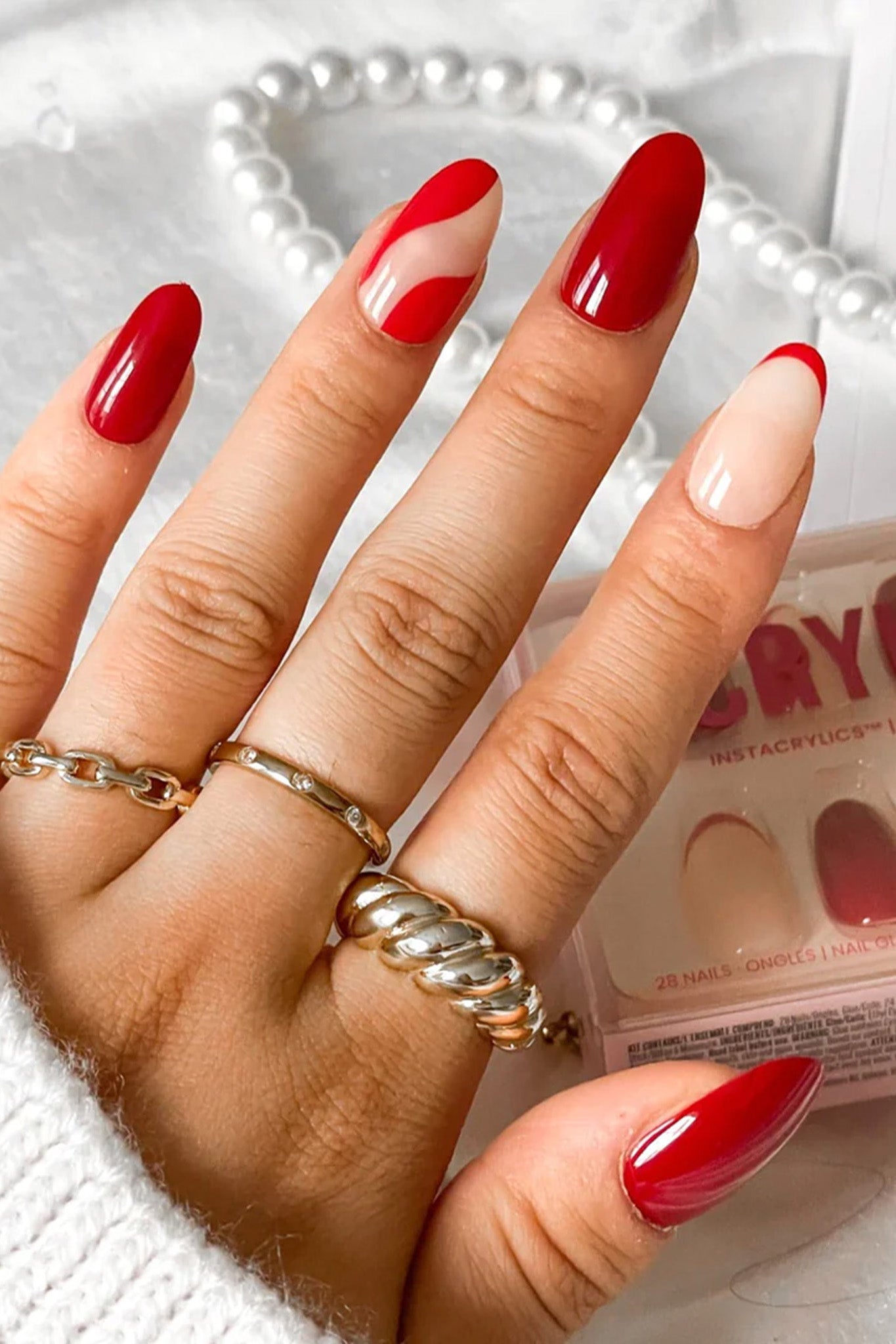 ACRYLIQUE Instacrylics Candy Cane by Selfie Leslie Australia