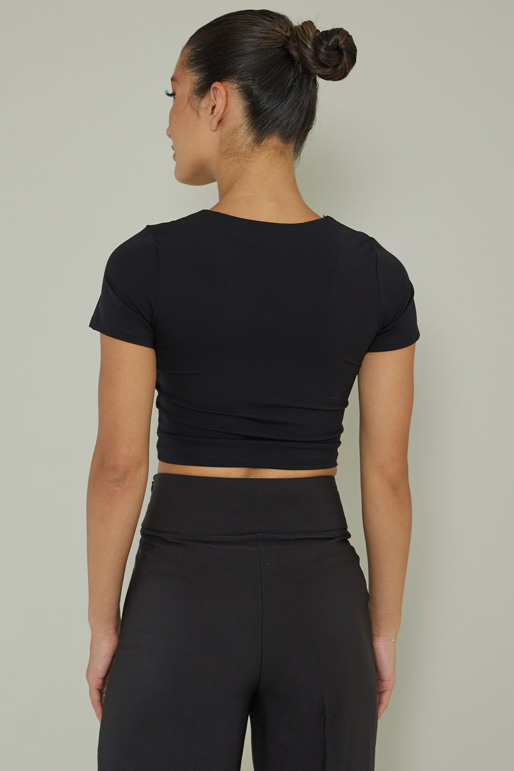 Grammercy Short Sleeve Top Black by Selfie Leslie Australia