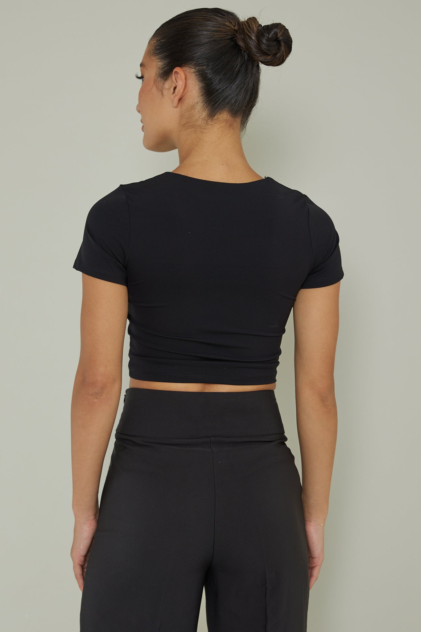 Grammercy Short Sleeve Top Black by Selfie Leslie Australia