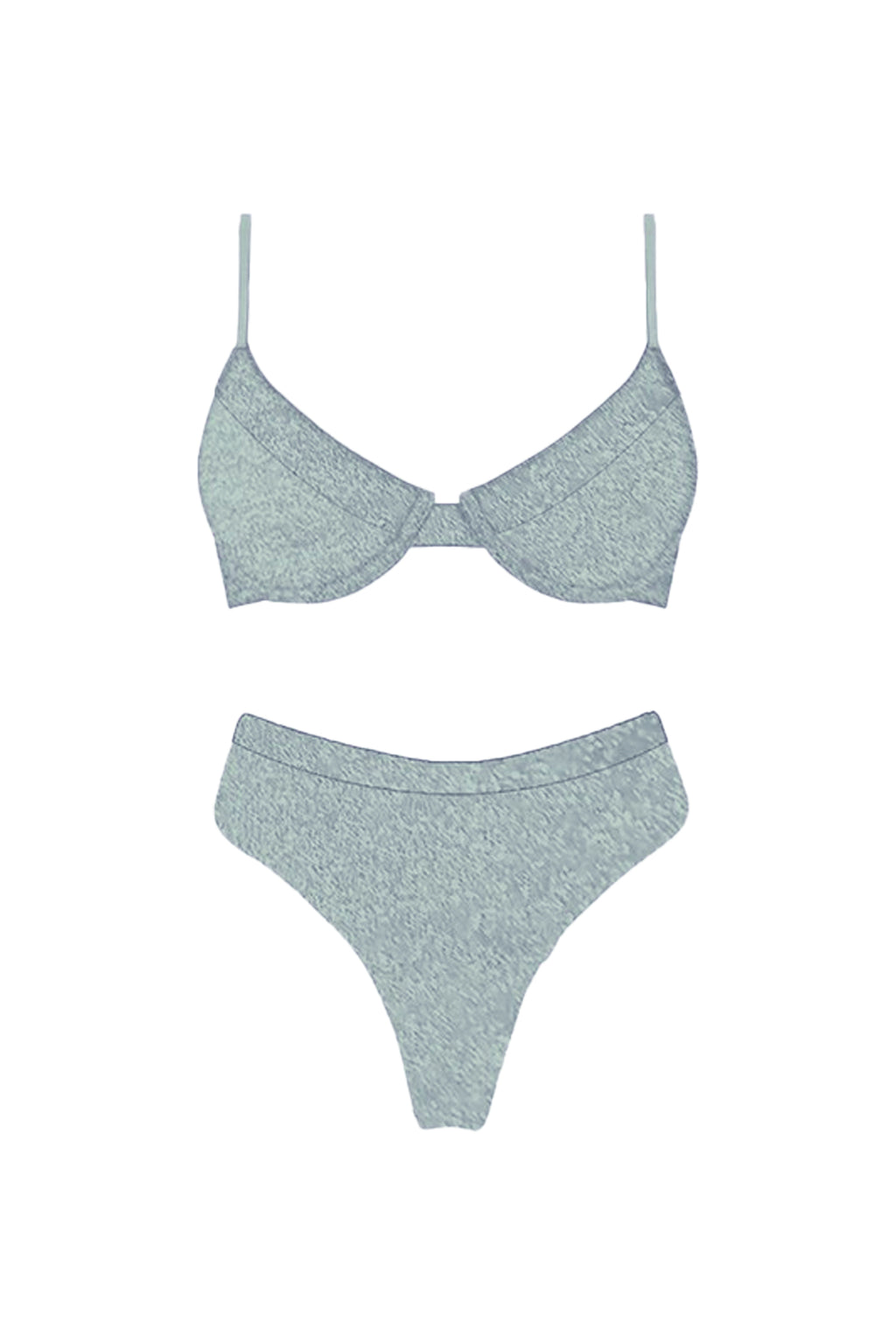 Zuma High Waist Bikini Bottom Mint by Selfie Leslie Australia