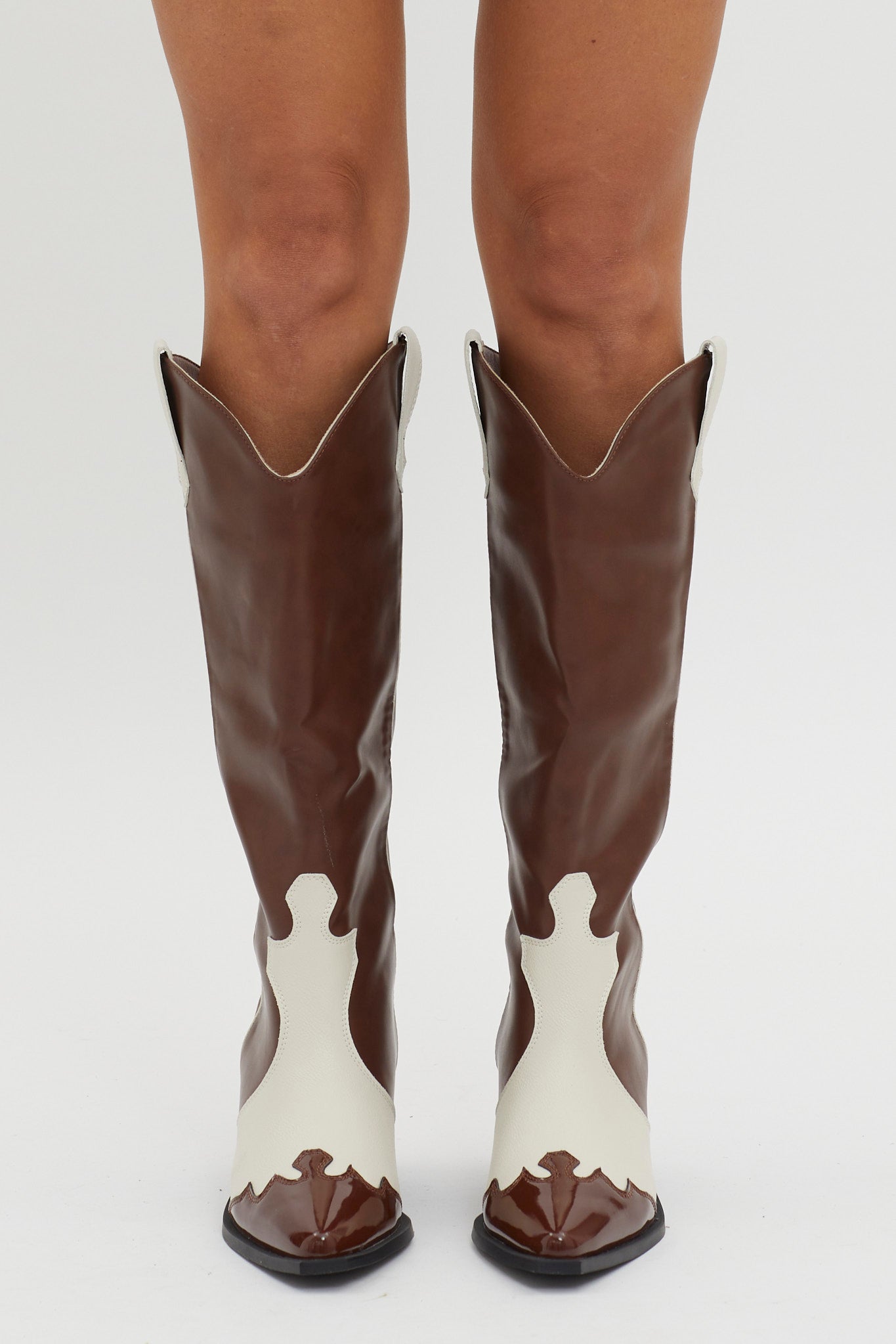 BiLLiNi Etta Boot Chocolate/Ivory by Selfie Leslie Australia
