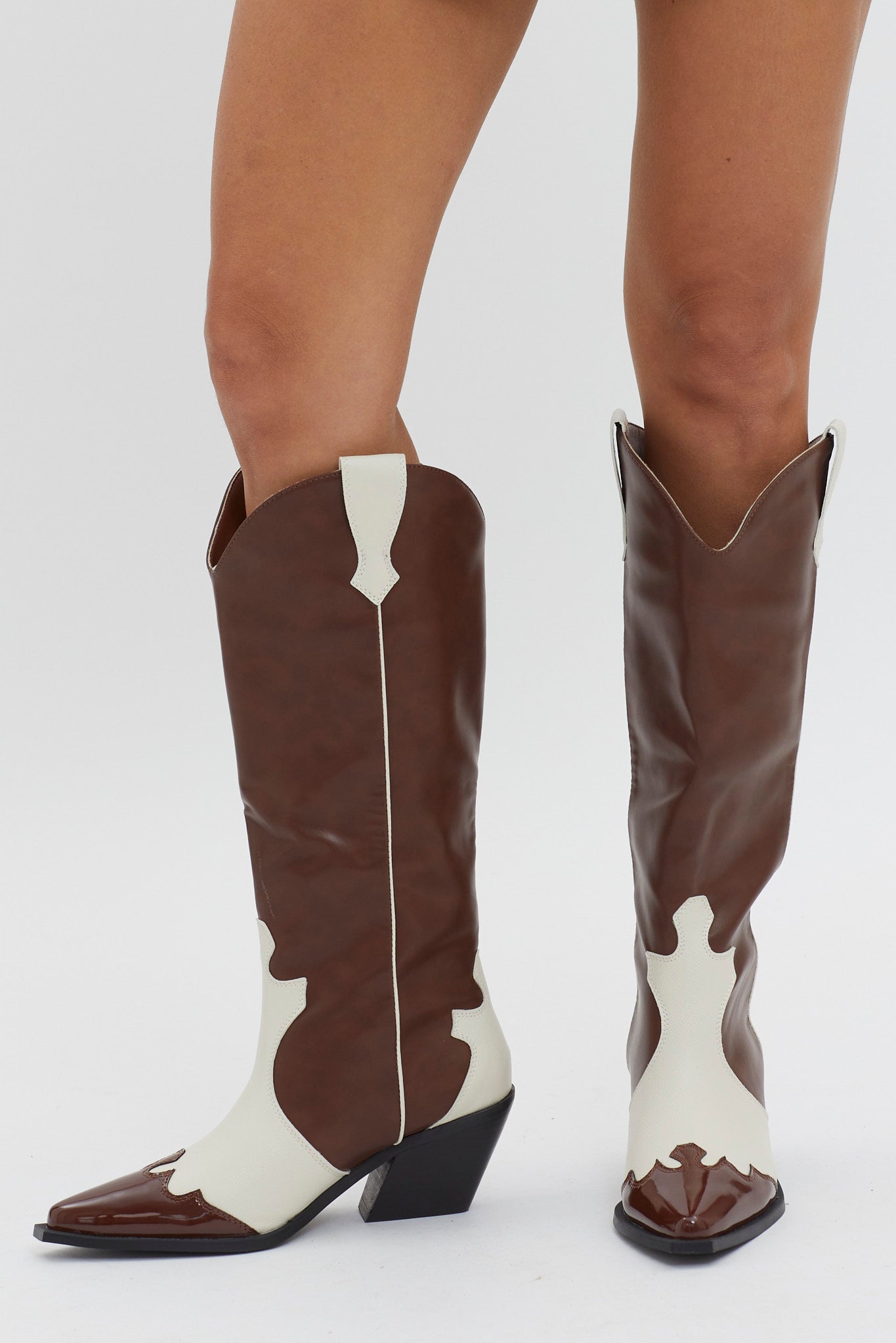BiLLiNi Etta Boot Chocolate/Ivory by Selfie Leslie Australia