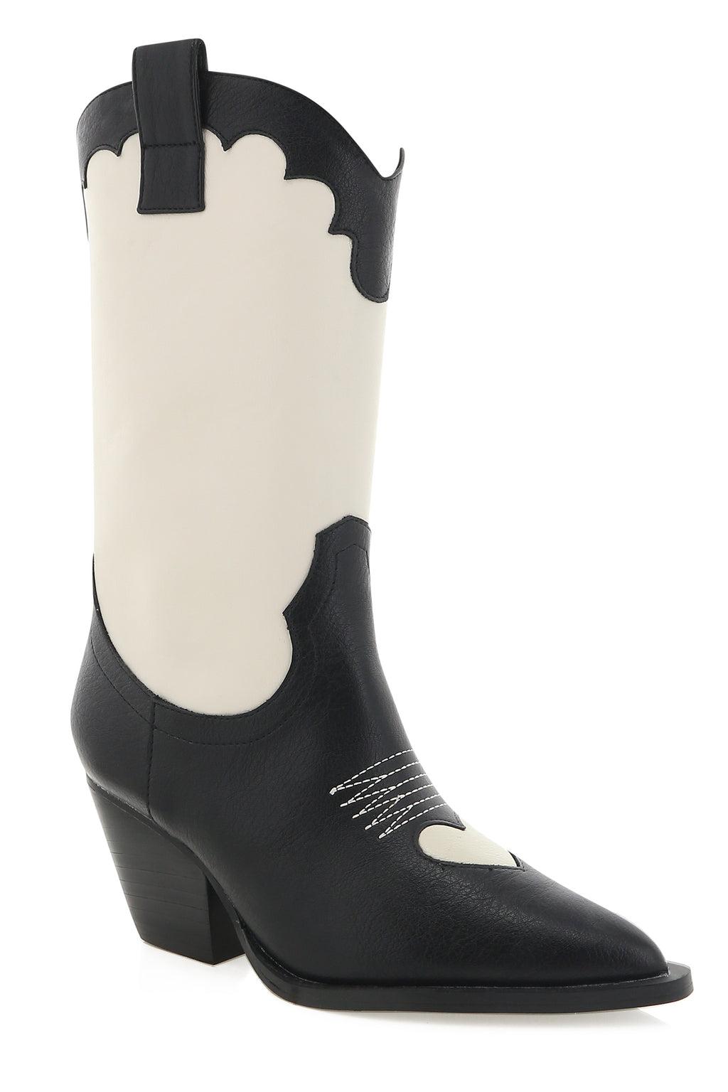 BiLLiNi Adaline Western Boots Black/Ivory by Selfie Leslie Australia