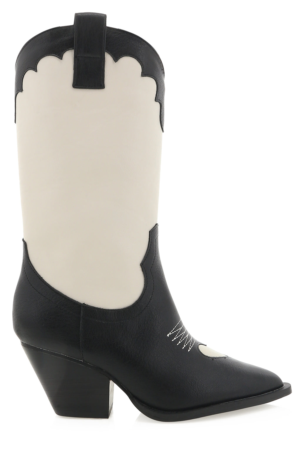 BiLLiNi Adaline Western Boots Black/Ivory by Selfie Leslie Australia