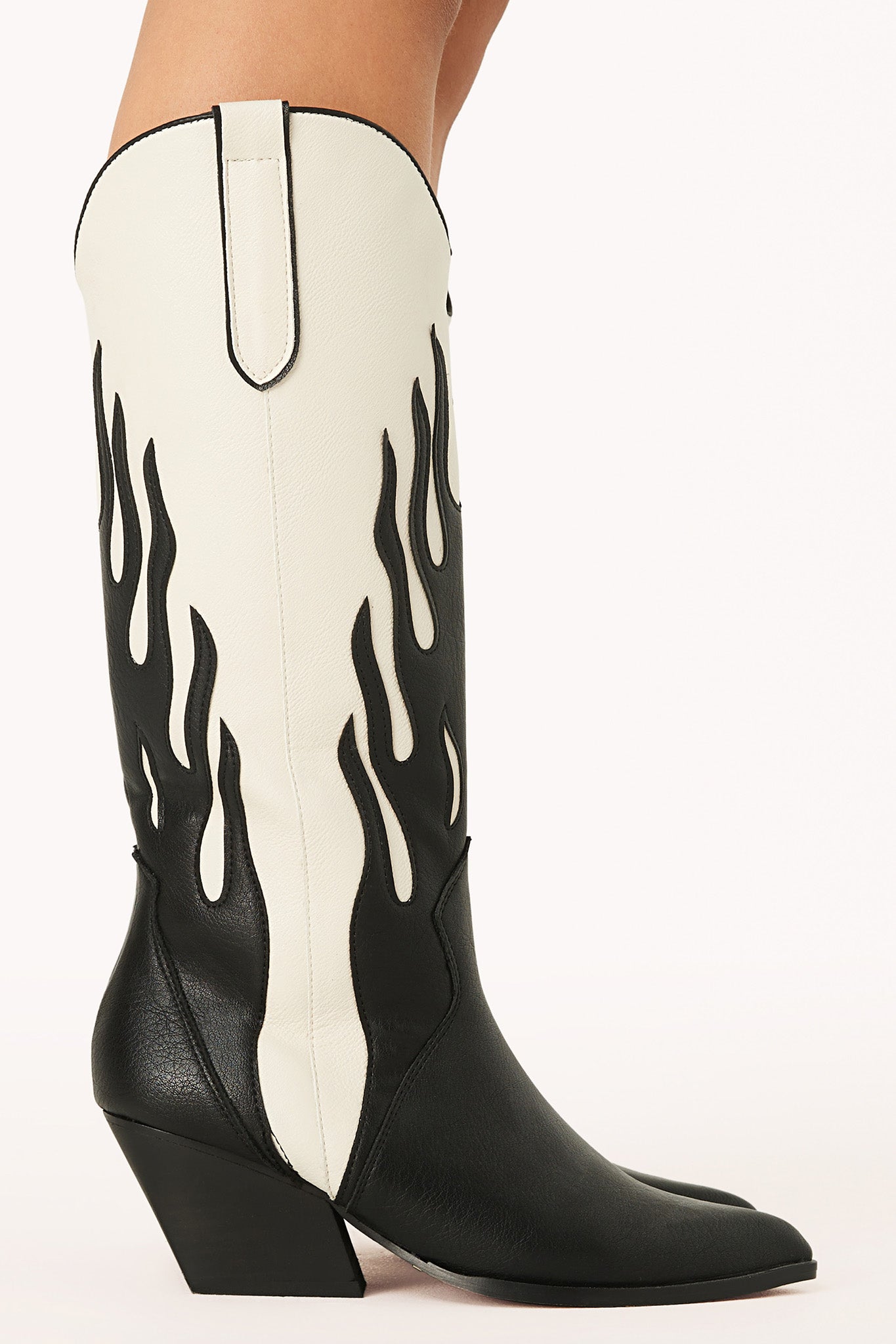 BiLLiNi Zarina Western Boots Black/Ivory by Selfie Leslie Australia