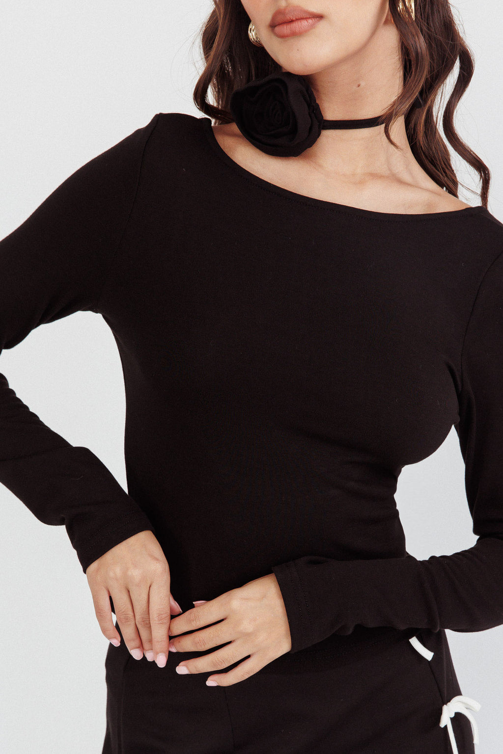 Higher Power Low Back Top Black by Selfie Leslie Australia