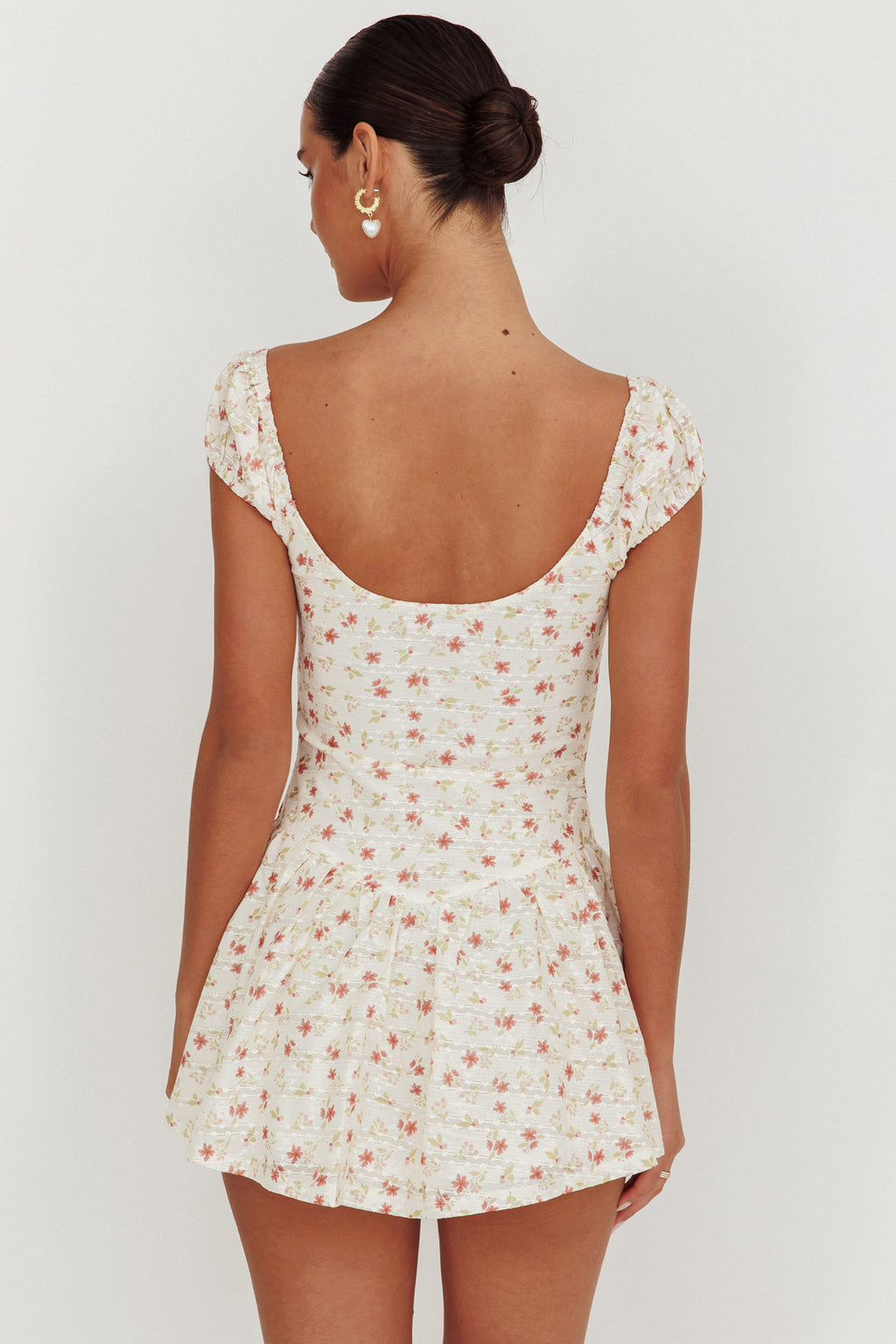 Mirela Cap Sleeve Lace Mini Dress Rose by Selfie Leslie Australia