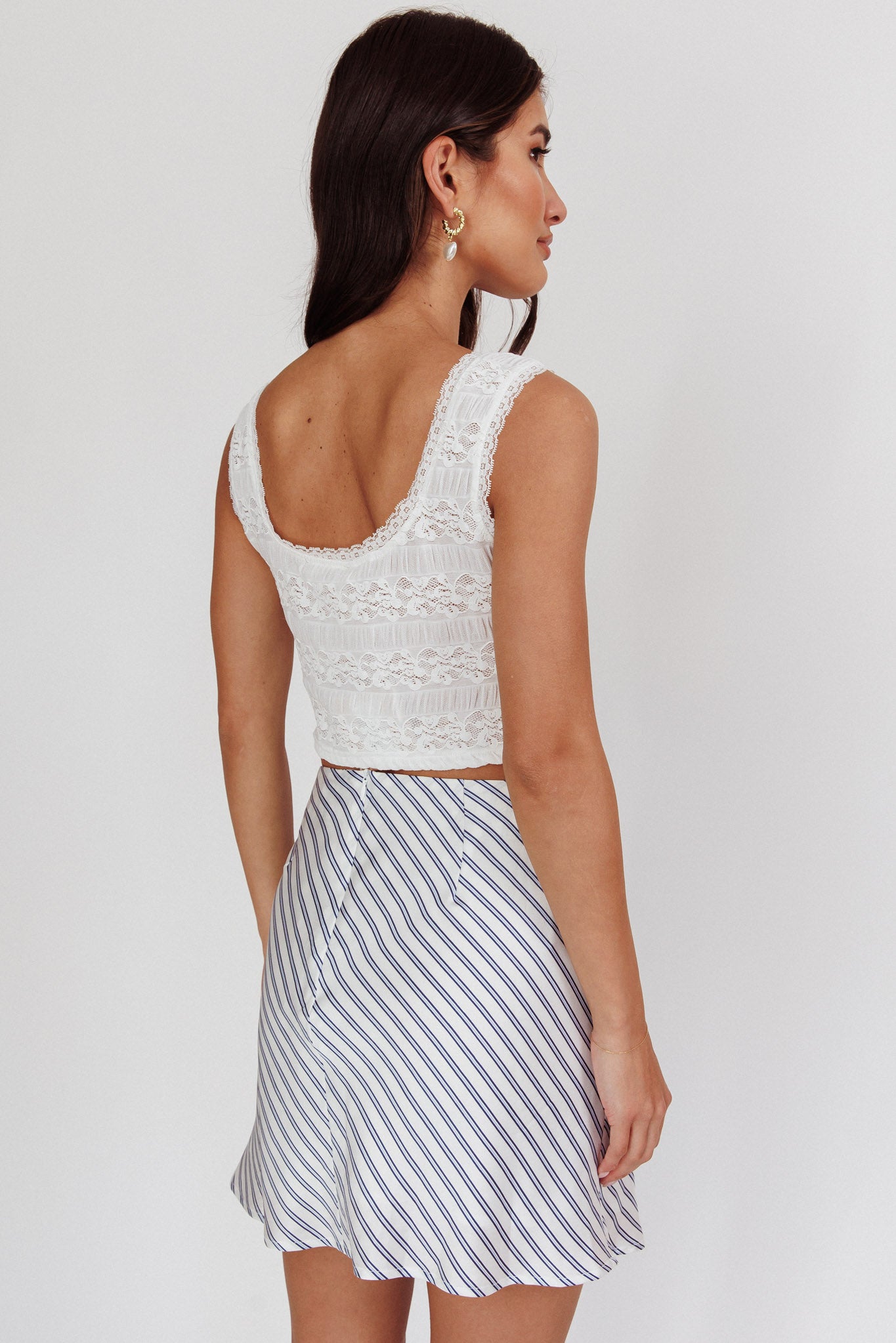 Zora Lace Corset Top White by Selfie Leslie Australia