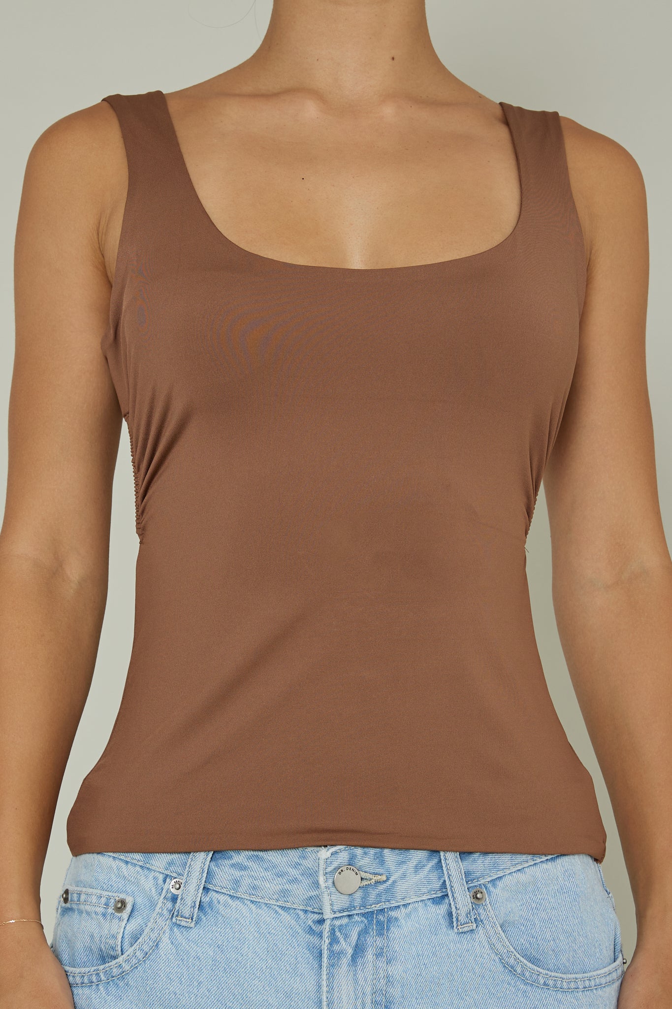 Tate Backless Top Chocolate by Selfie Leslie Australia