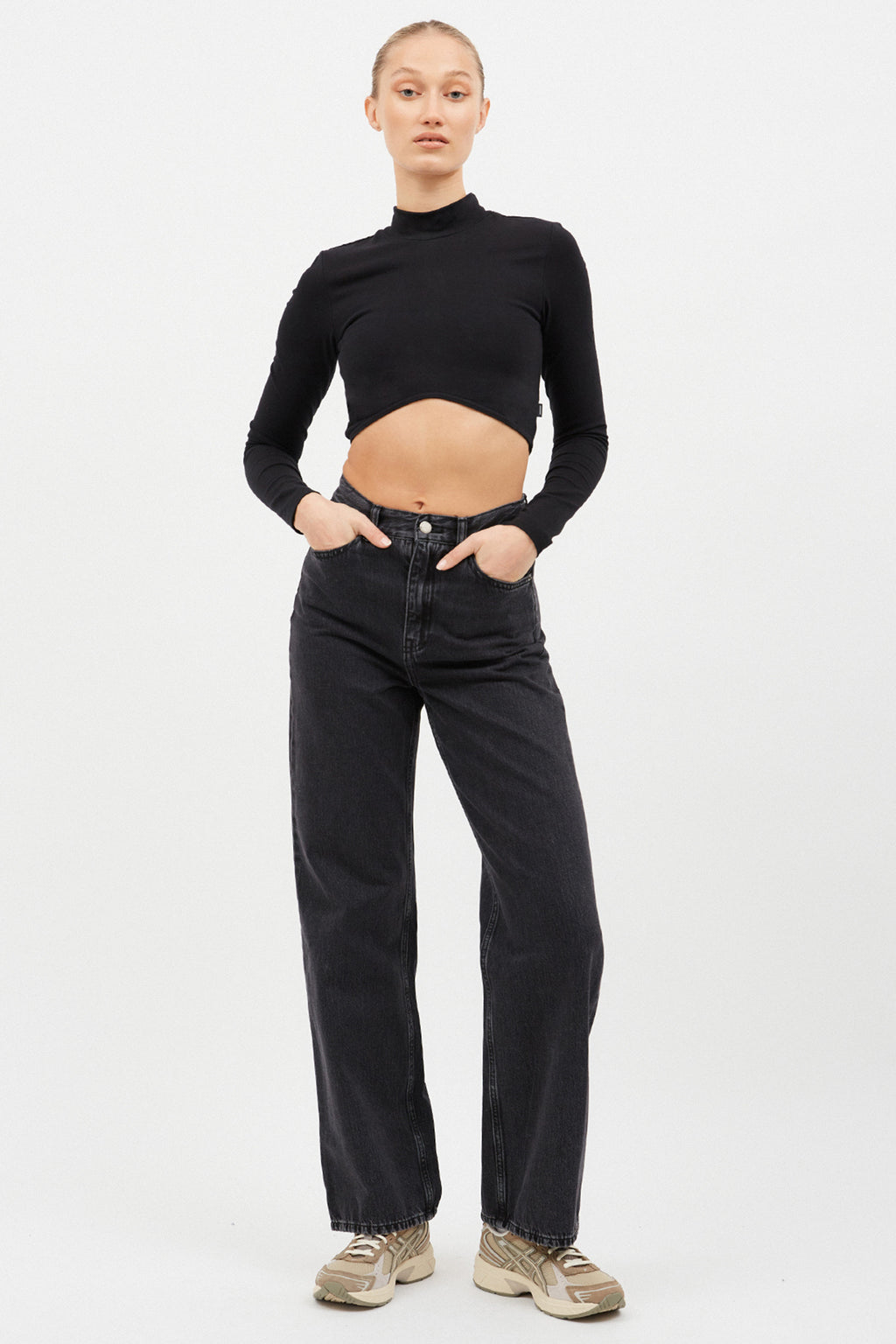 DR DENIM Echo Jeans Black by Selfie Leslie Australia