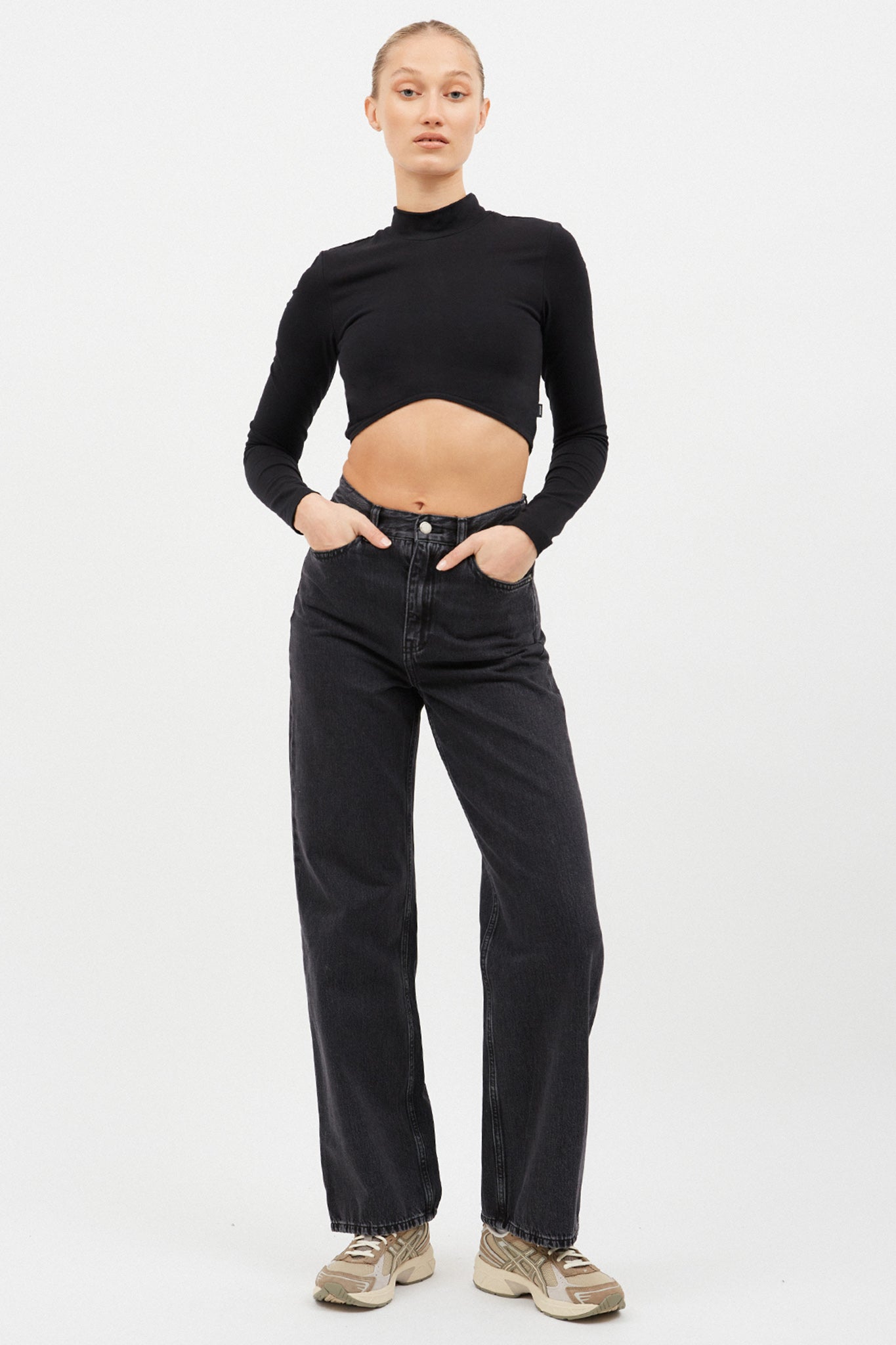 DR DENIM Echo Jeans Black by Selfie Leslie Australia