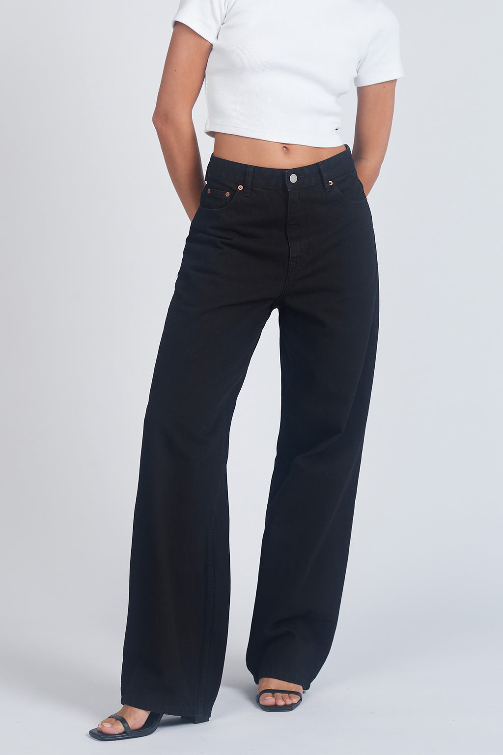 DR DENIM Donna Baggy Jeans Black by Selfie Leslie Australia
