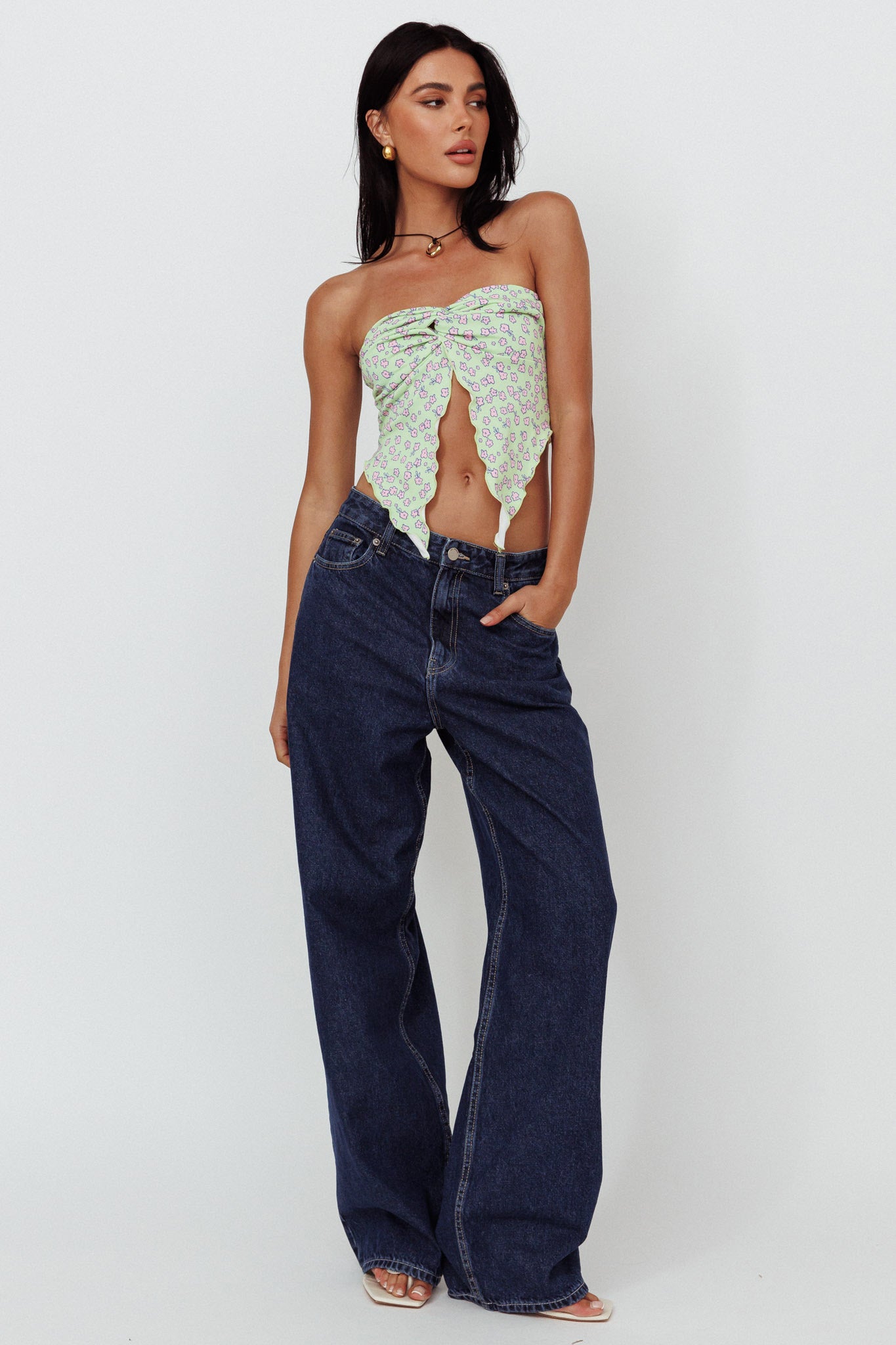 Dr Denim Donna Baggy Jeans Pebble Dark Retro by Selfie Leslie Australia