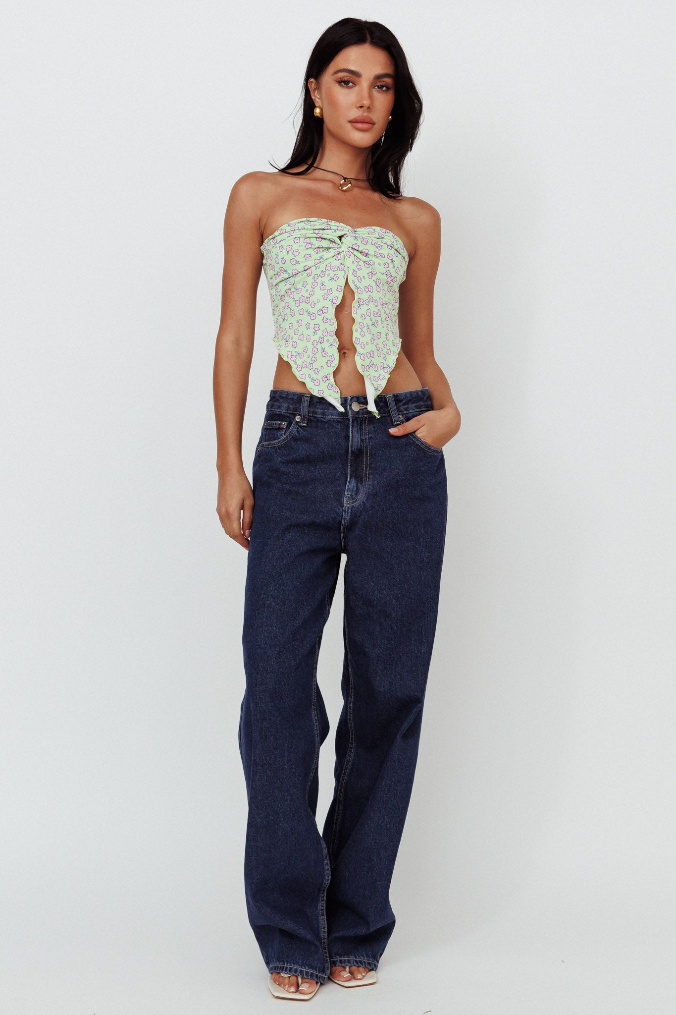 Dr Denim Donna Baggy Jeans Pebble Dark Retro by Selfie Leslie Australia