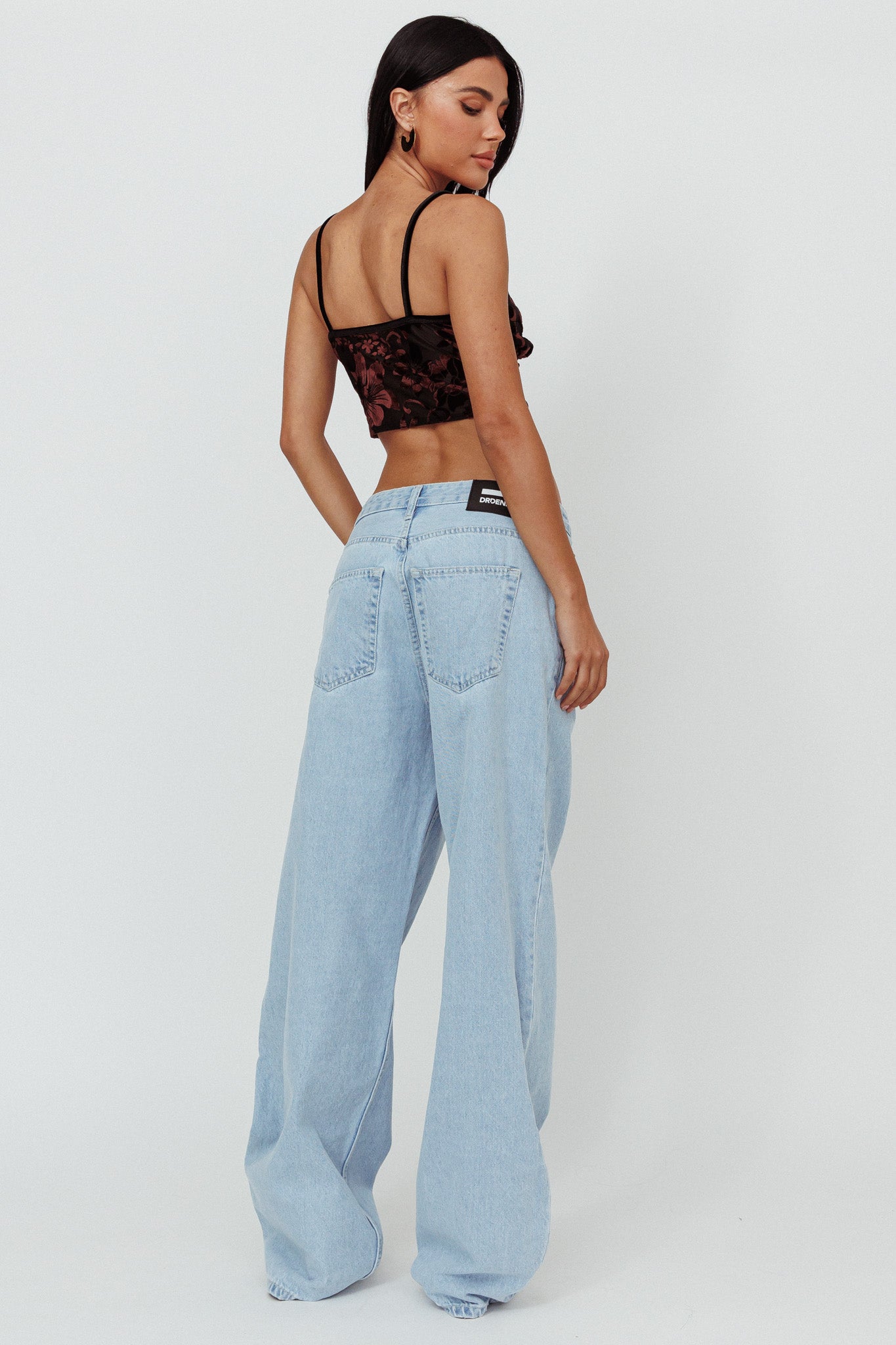Dr Denim Donna Baggy Jeans Pebble Superlight Retro by Selfie Leslie Australia