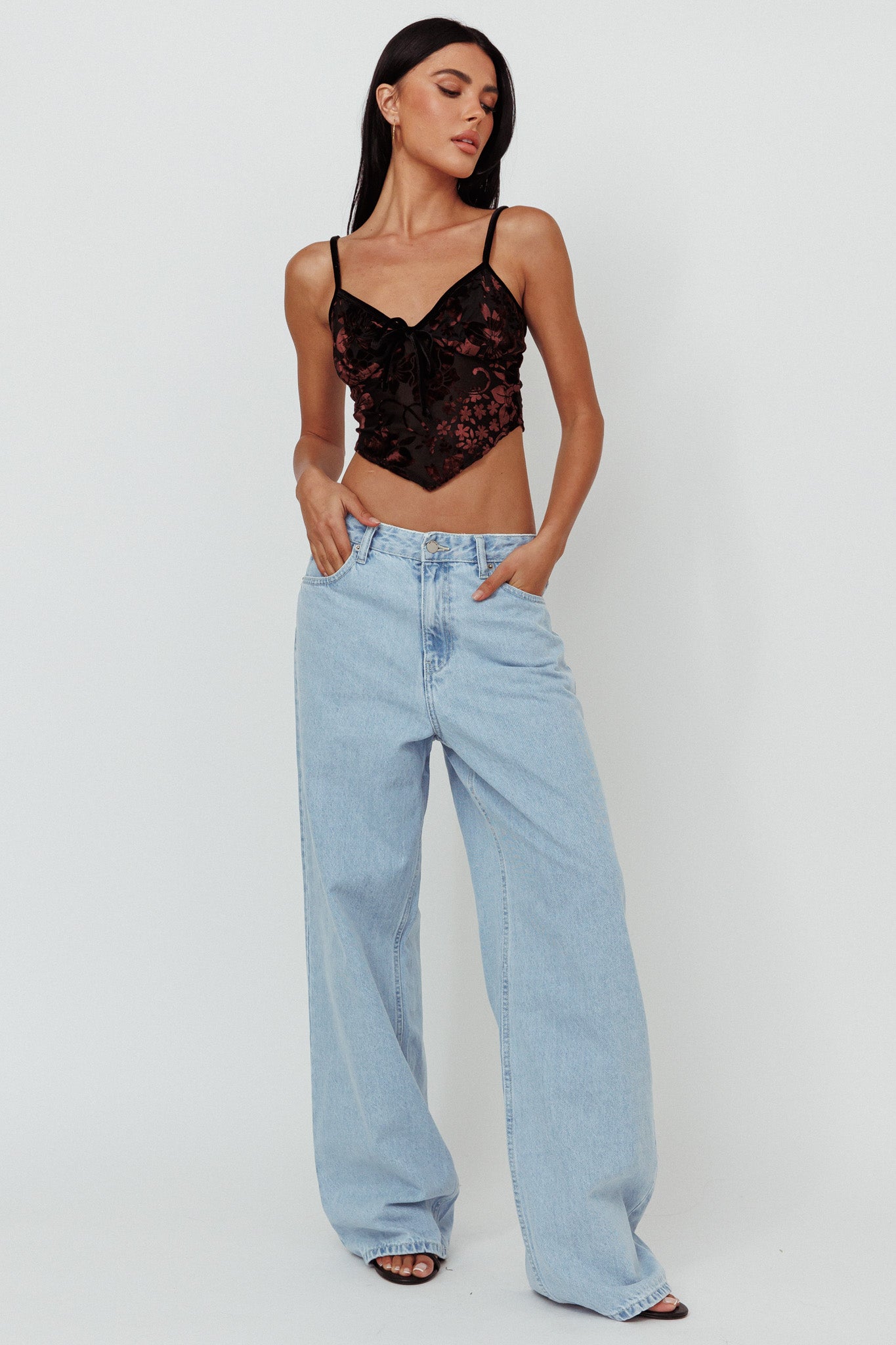 Dr Denim Donna Baggy Jeans Pebble Superlight Retro by Selfie Leslie Australia