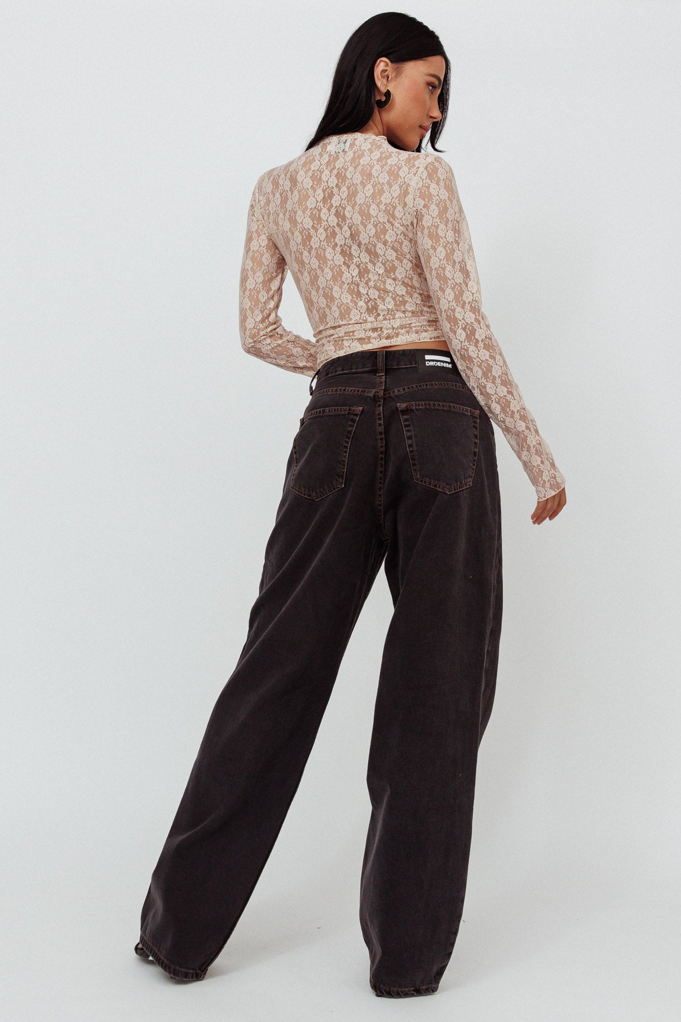 Dr Denim Donna Baggy Jeans Dust Washed Black by Selfie Leslie Australia