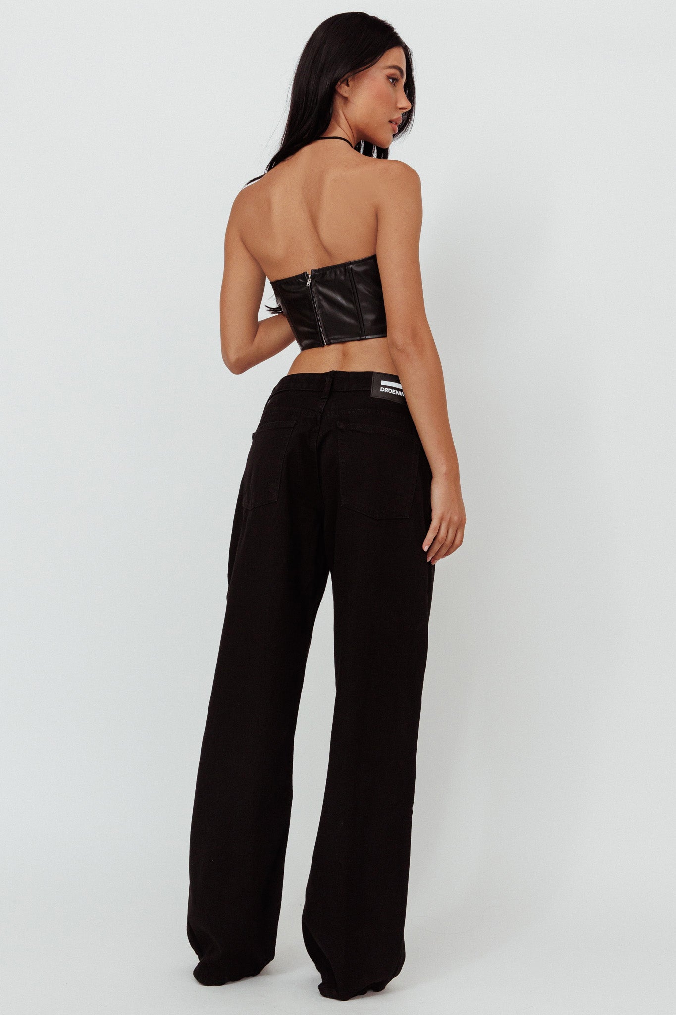 Dr Denim Hill Low Jeans Black by Selfie Leslie Australia