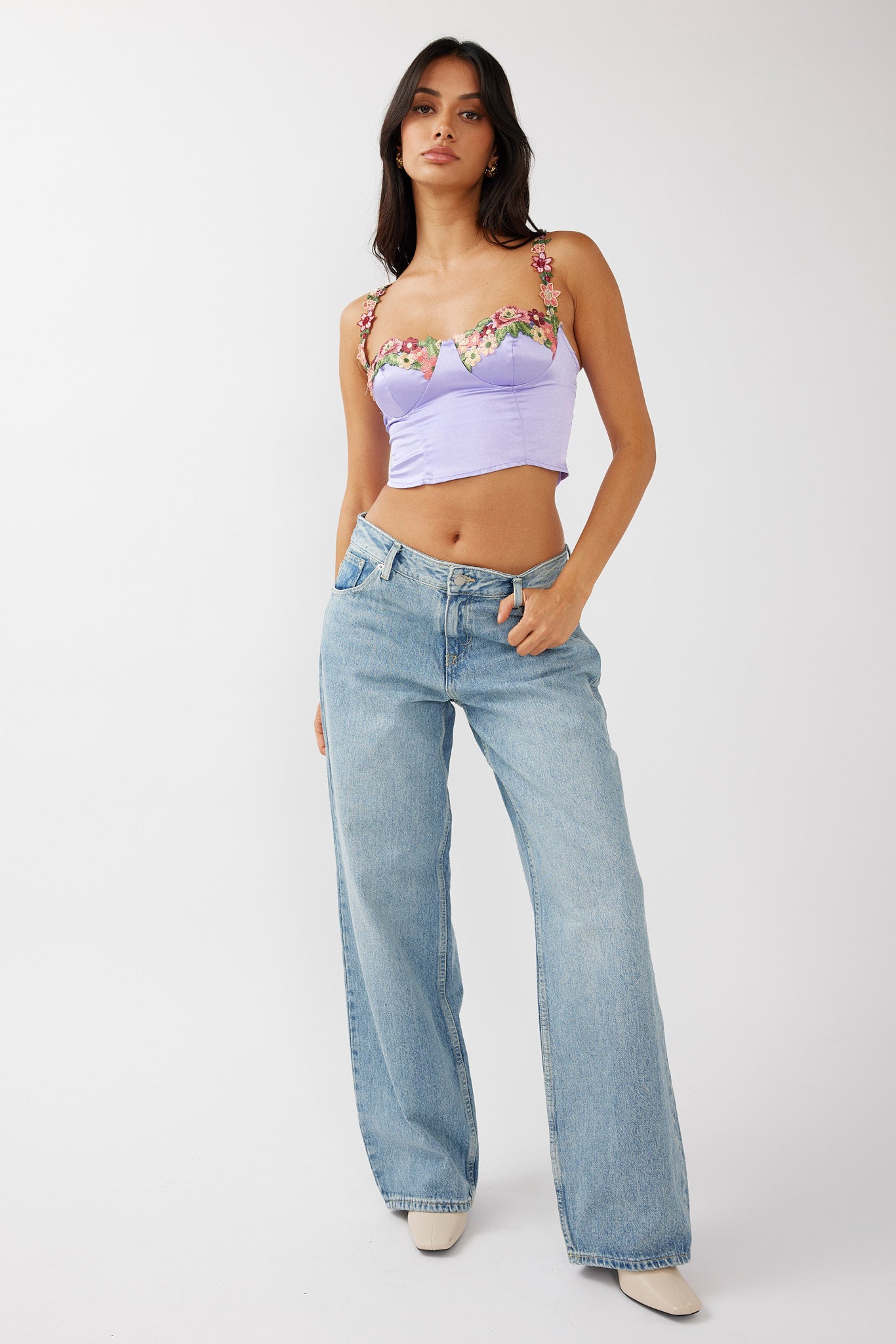 Dr Denim Hill Low Jeans Drift Light Blue by Selfie Leslie Australia