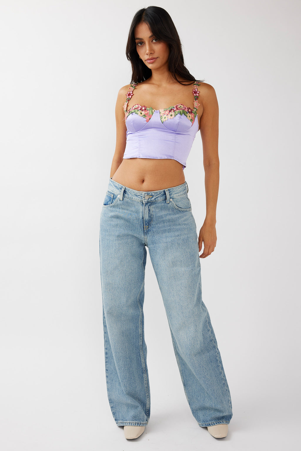 Dr Denim Hill Low Jeans Drift Light Blue by Selfie Leslie Australia