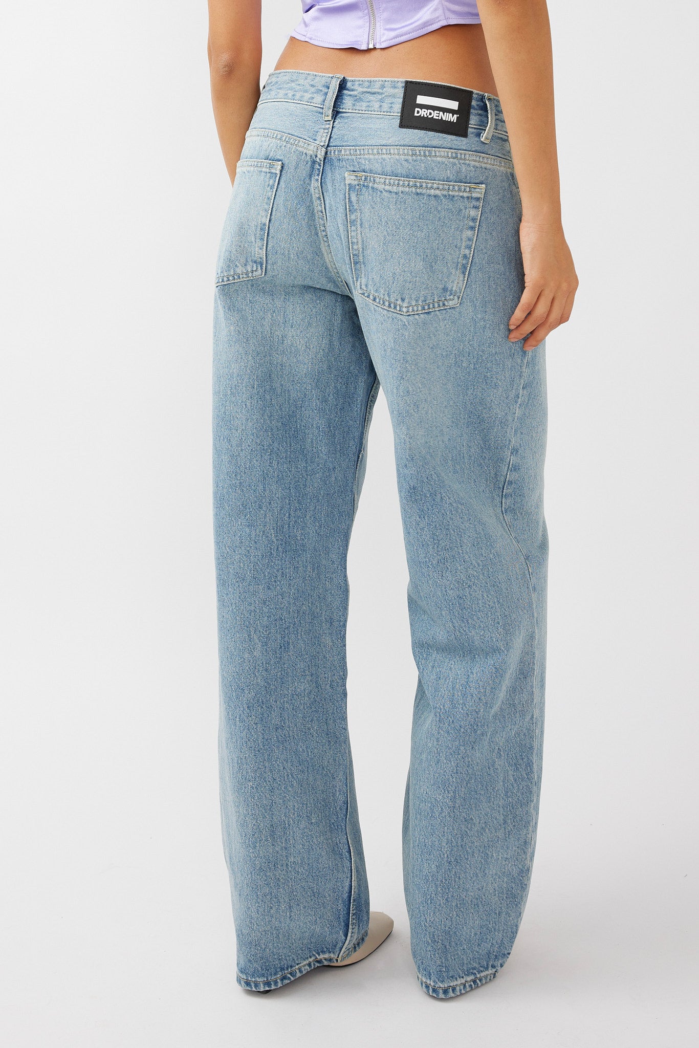 Dr Denim Hill Low Jeans Drift Light Blue by Selfie Leslie Australia